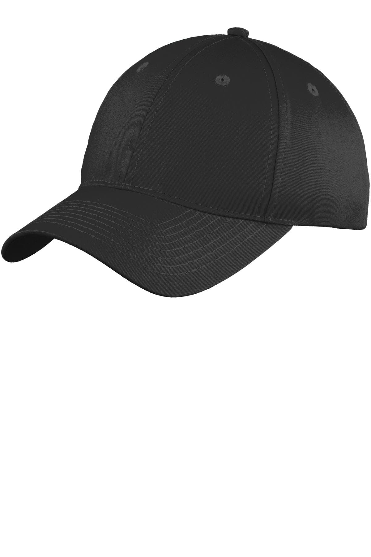Port Authority Port Authority Six-Panel Unstructured Twill Cap. C914 in Black