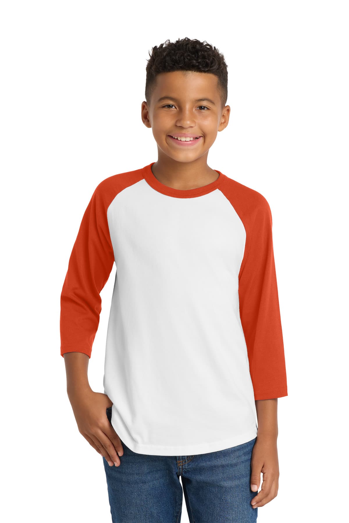 Sport-Tek Sport-Tek Youth Colorblock Raglan Jersey.  YT200