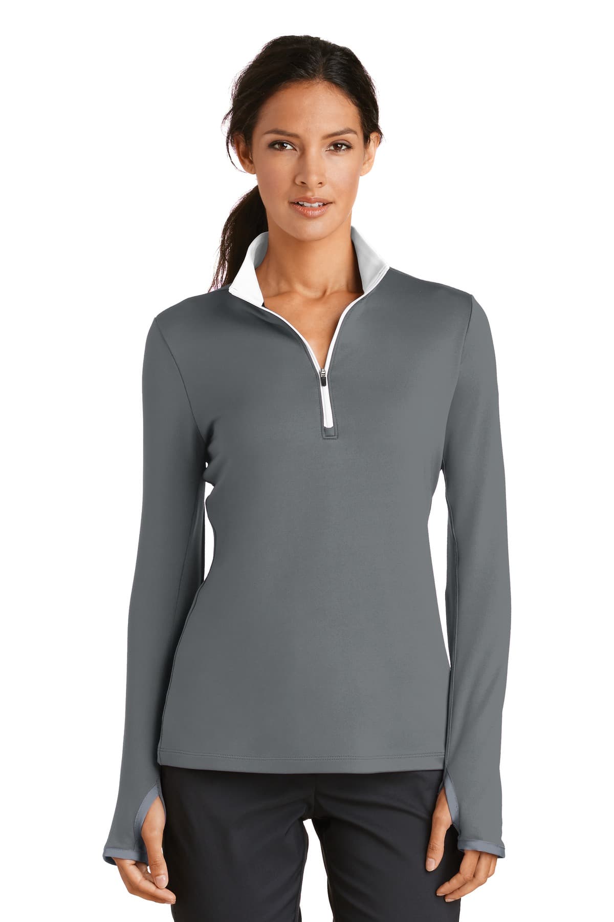 Nike Nike Women's Dri-FIT Stretch 1/2-Zip Cover-Up. 779796