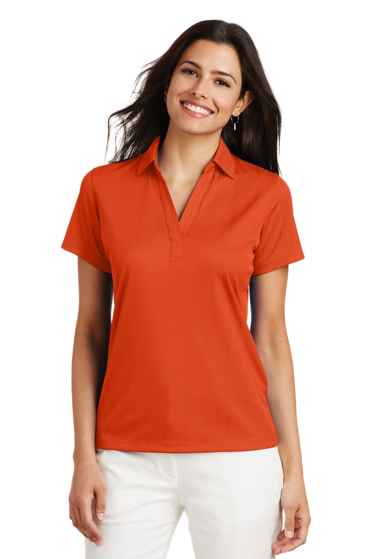 Port Authority Port Authority Women's Performance Fine Jacquard Polo. L528