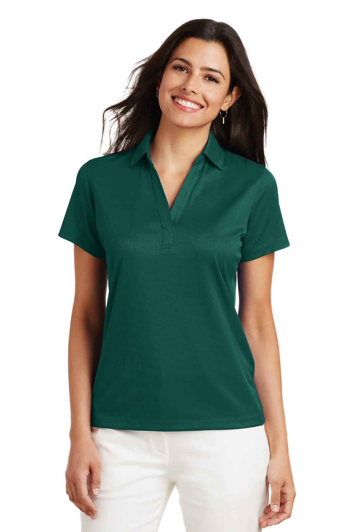 Port Authority Port Authority Women's Performance Fine Jacquard Polo. L528