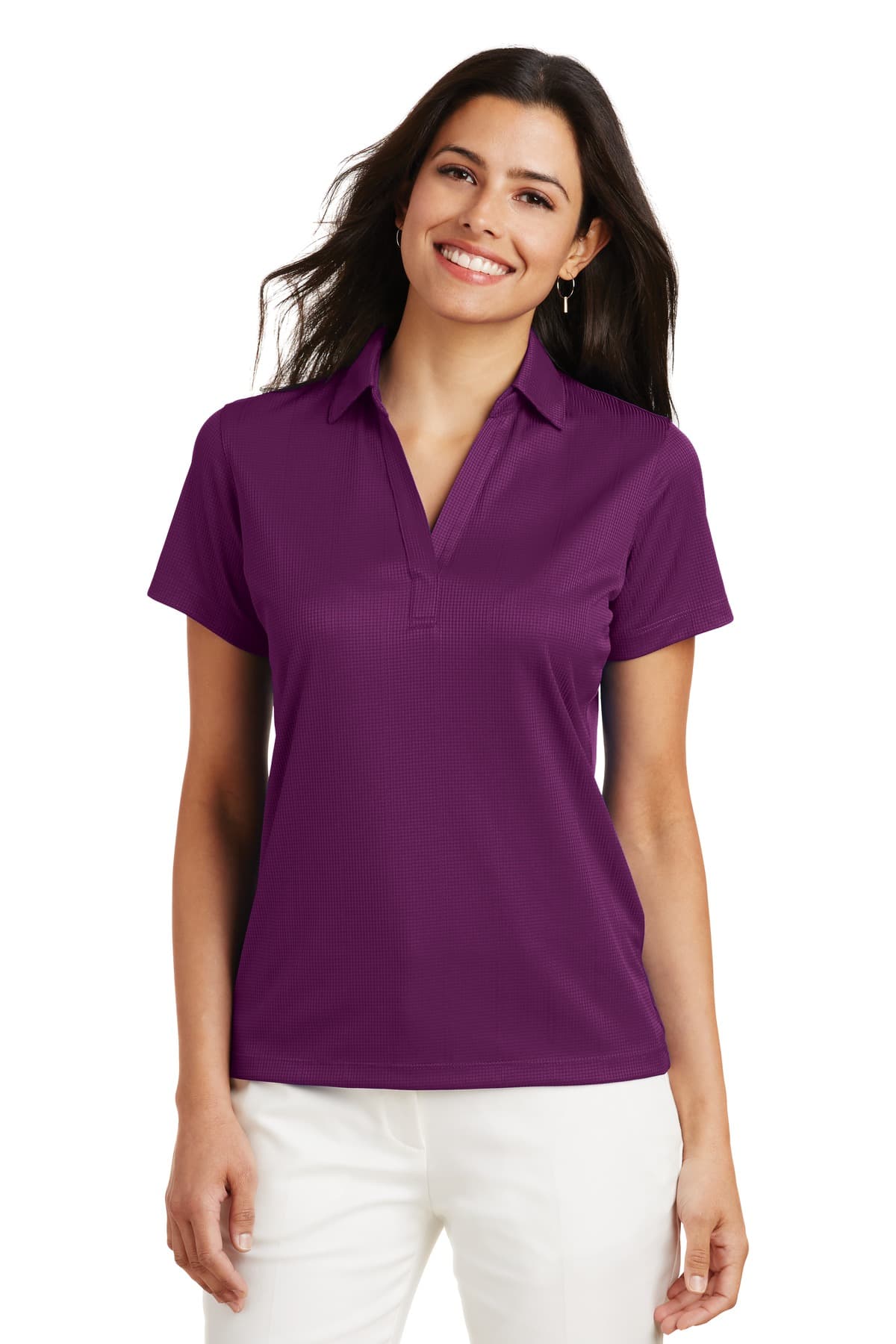 Port Authority Port Authority Women's Performance Fine Jacquard Polo. L528