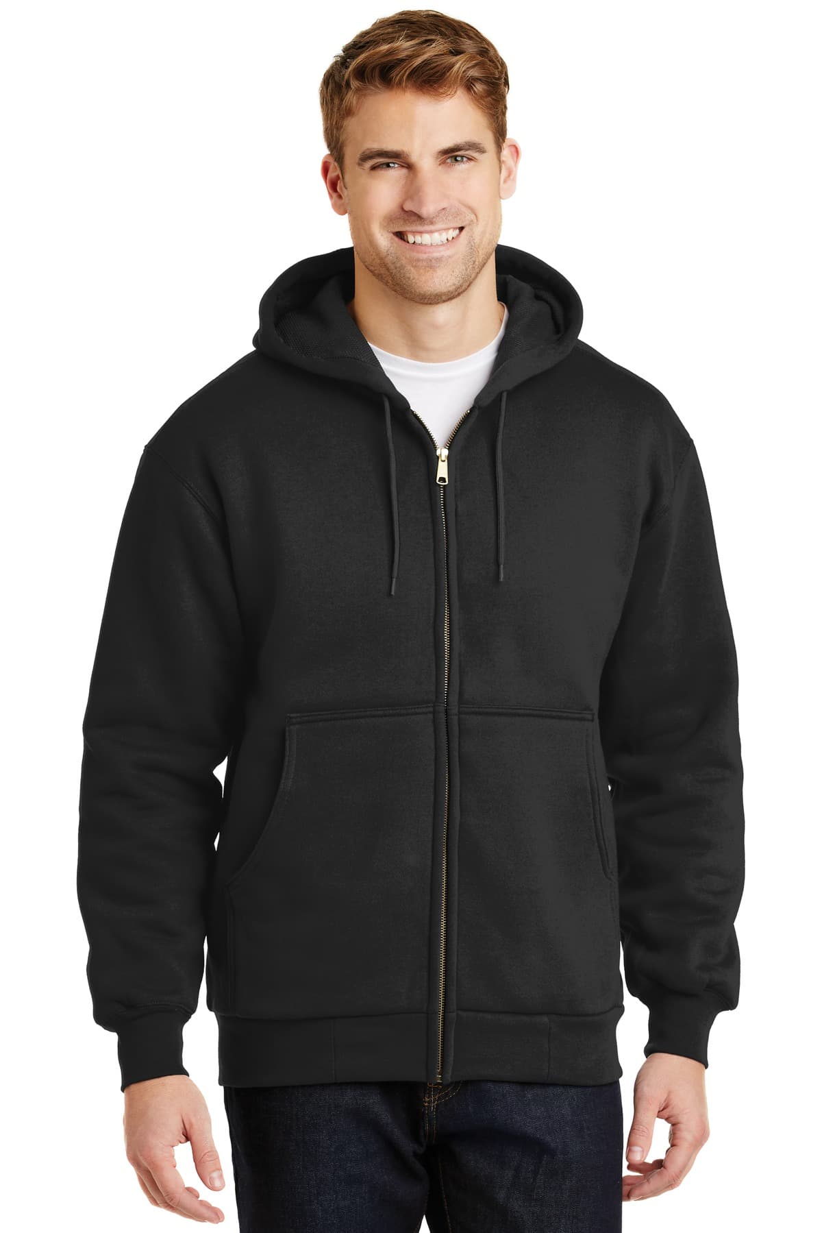 CornerStone CornerStone - Heavyweight Full-Zip Hooded Sweatshirt with Thermal Lining.  CS620