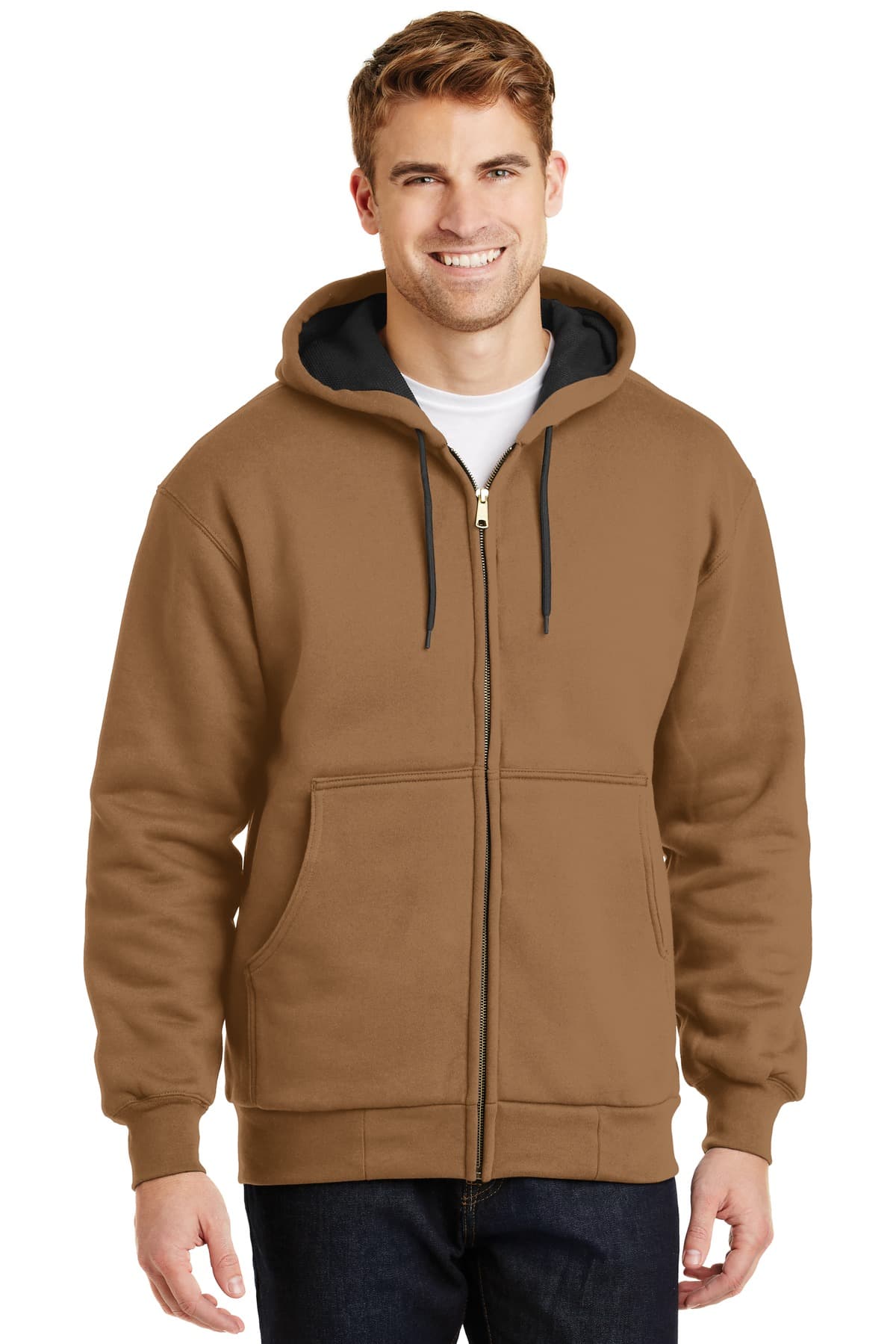 CornerStone CornerStone - Heavyweight Full-Zip Hooded Sweatshirt with Thermal Lining.  CS620