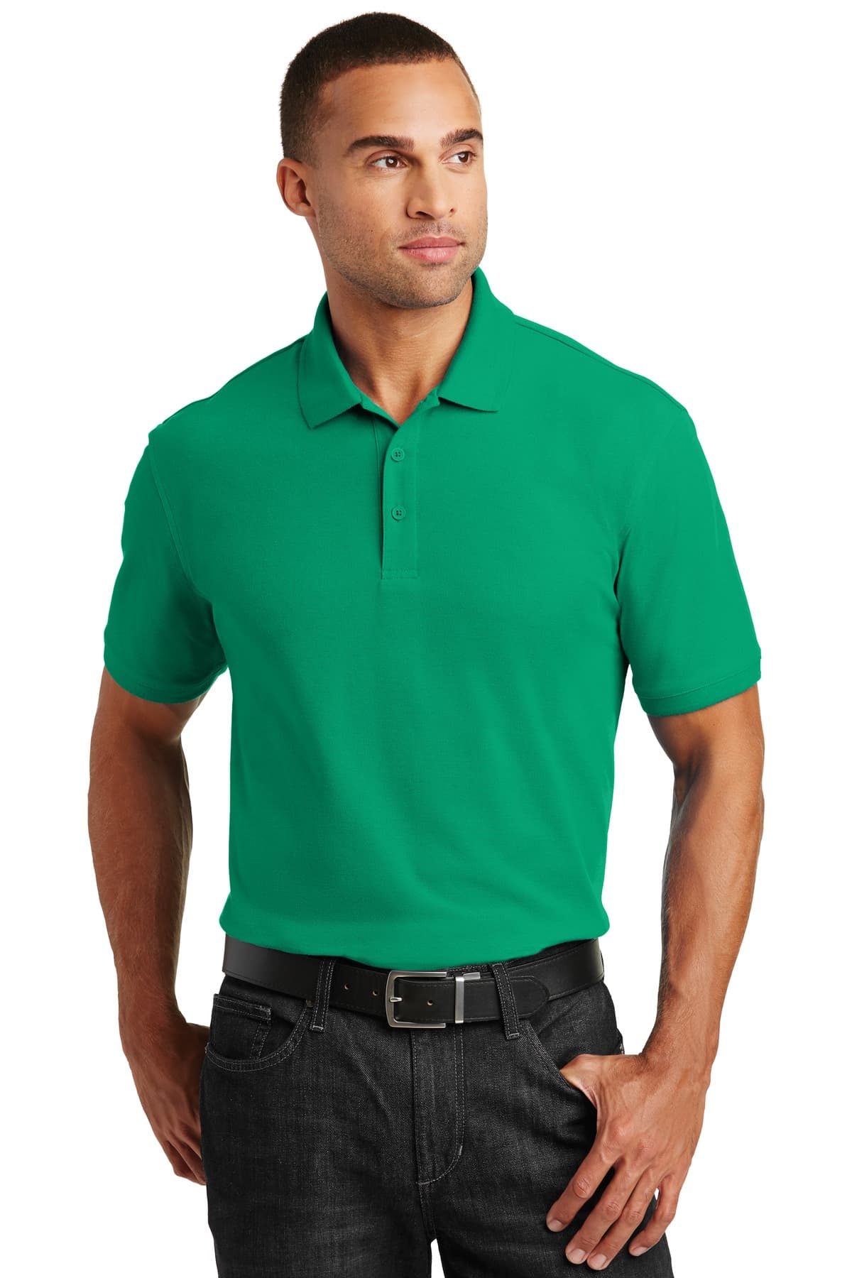 Port Authority Port Authority Core Classic Pique Polo. K100 in Bright Kelly Green