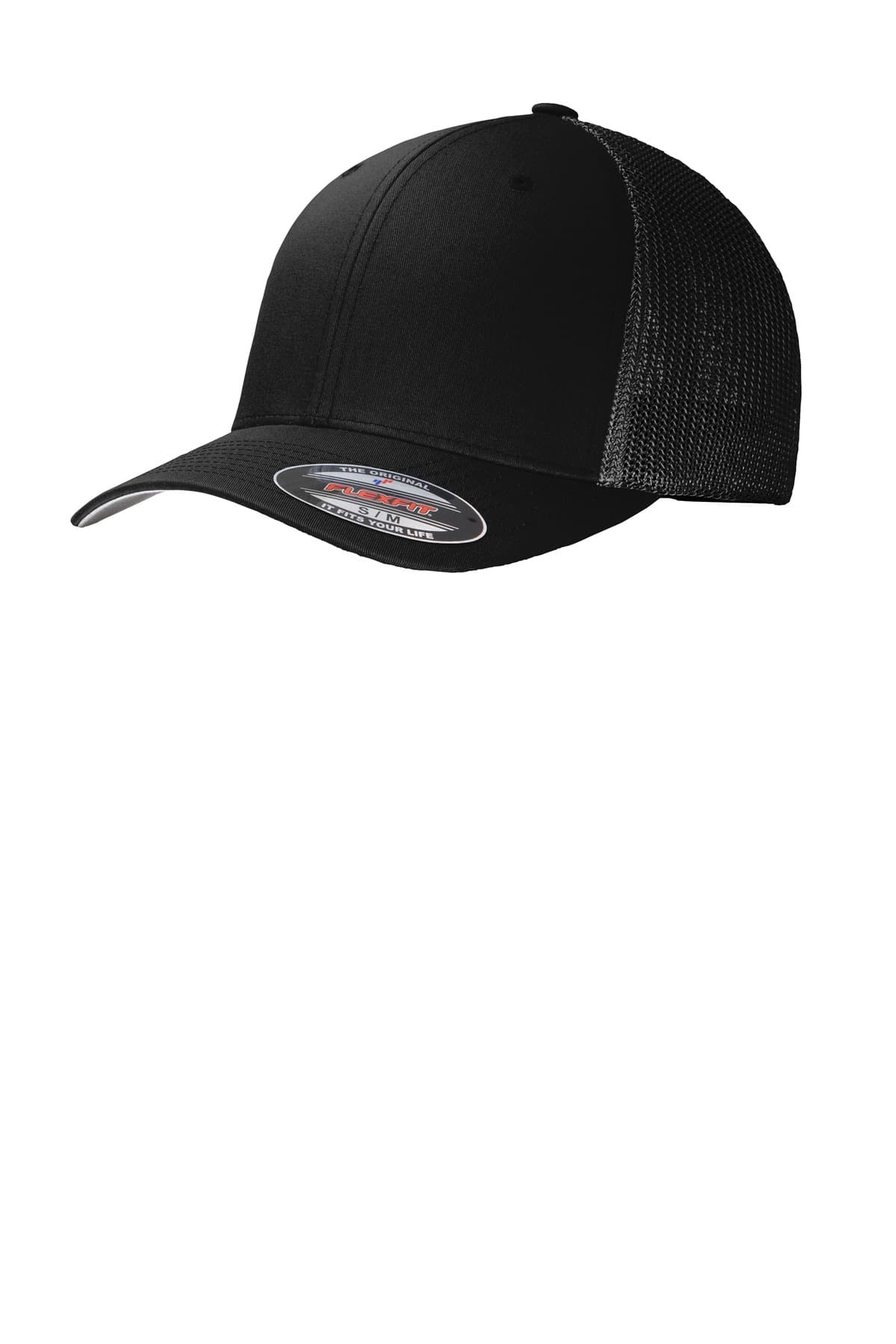 Port Authority Port Authority Flexfit Mesh Back Cap. C812 in Black/ Black