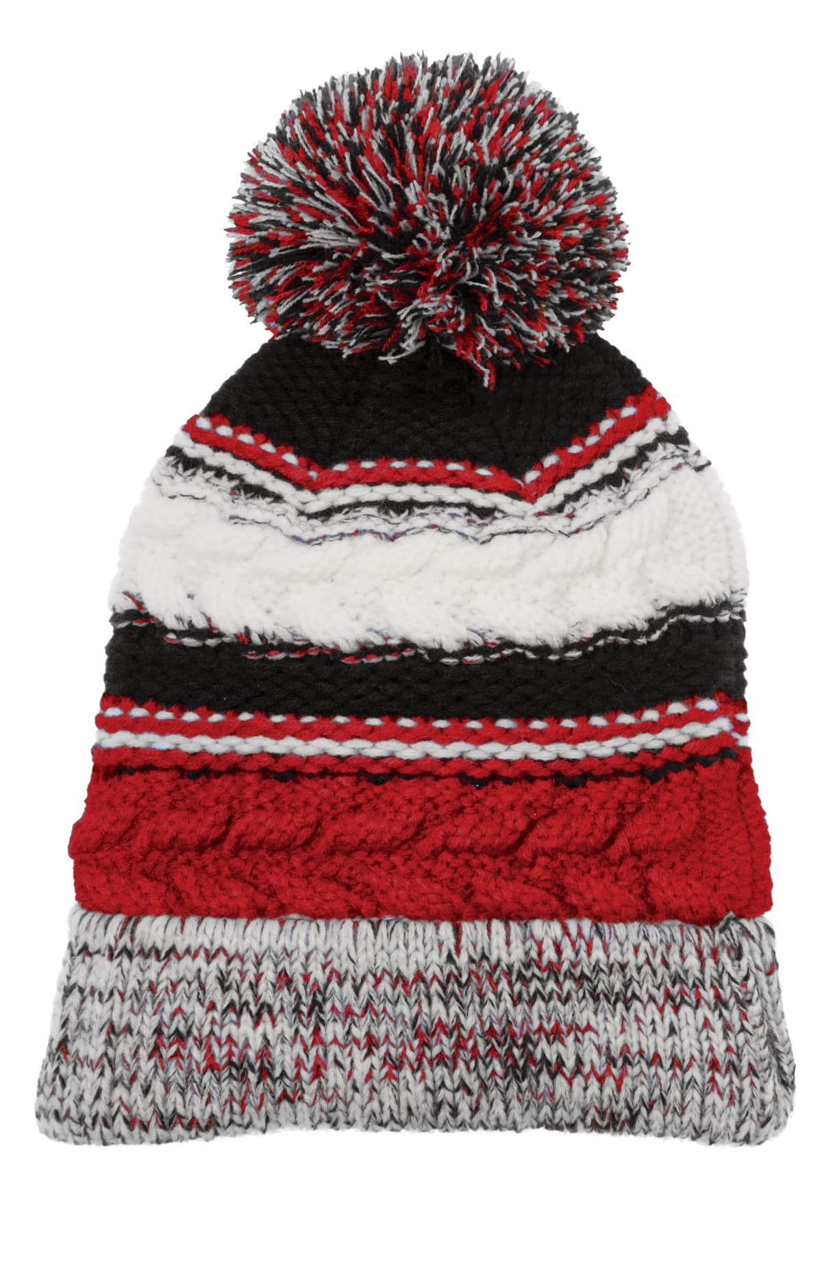 Sport-Tek Sport-Tek Pom Pom Team Beanie. STC21