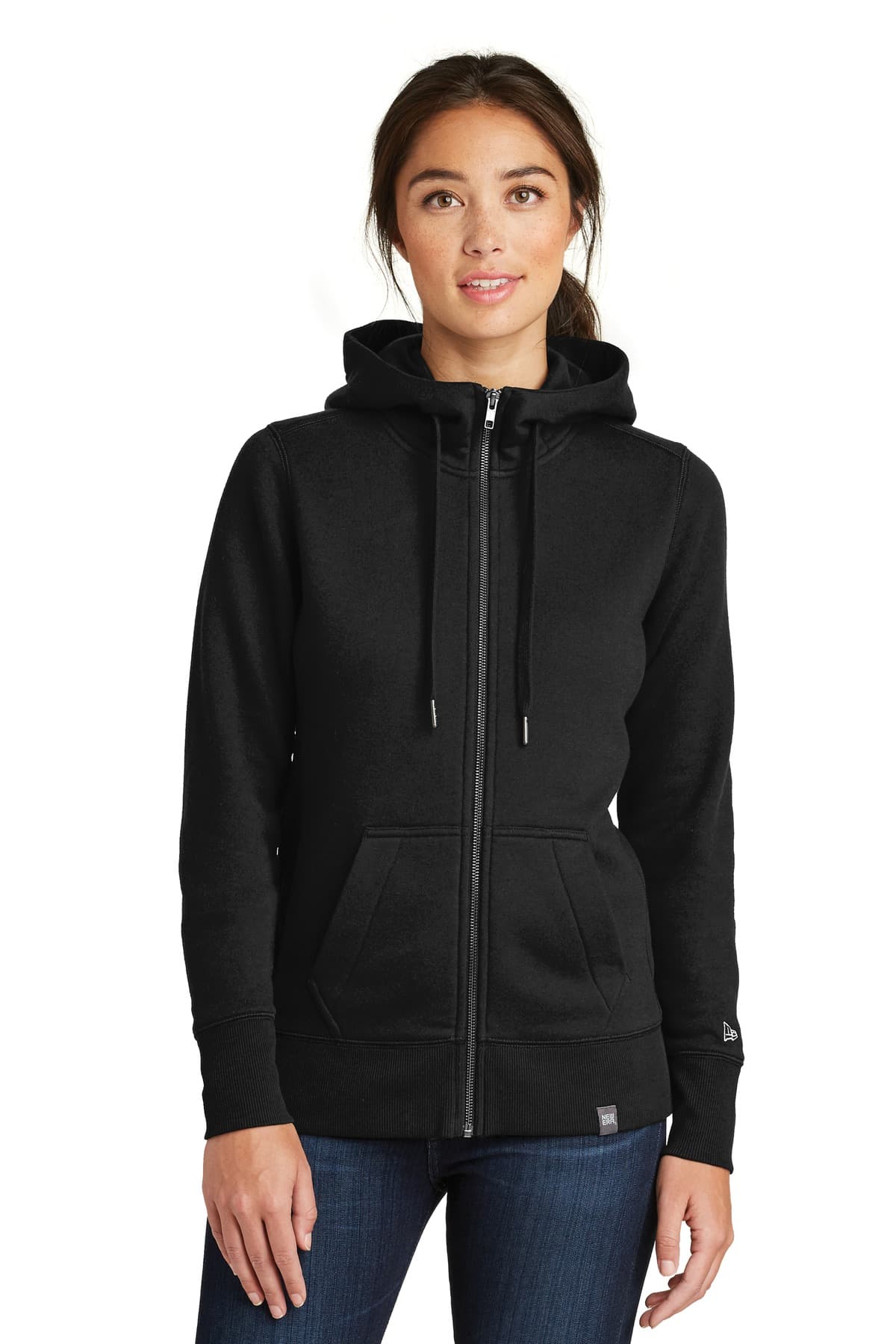 New Era New Era  Women's French Terry Full-Zip Hoodie. LNEA502