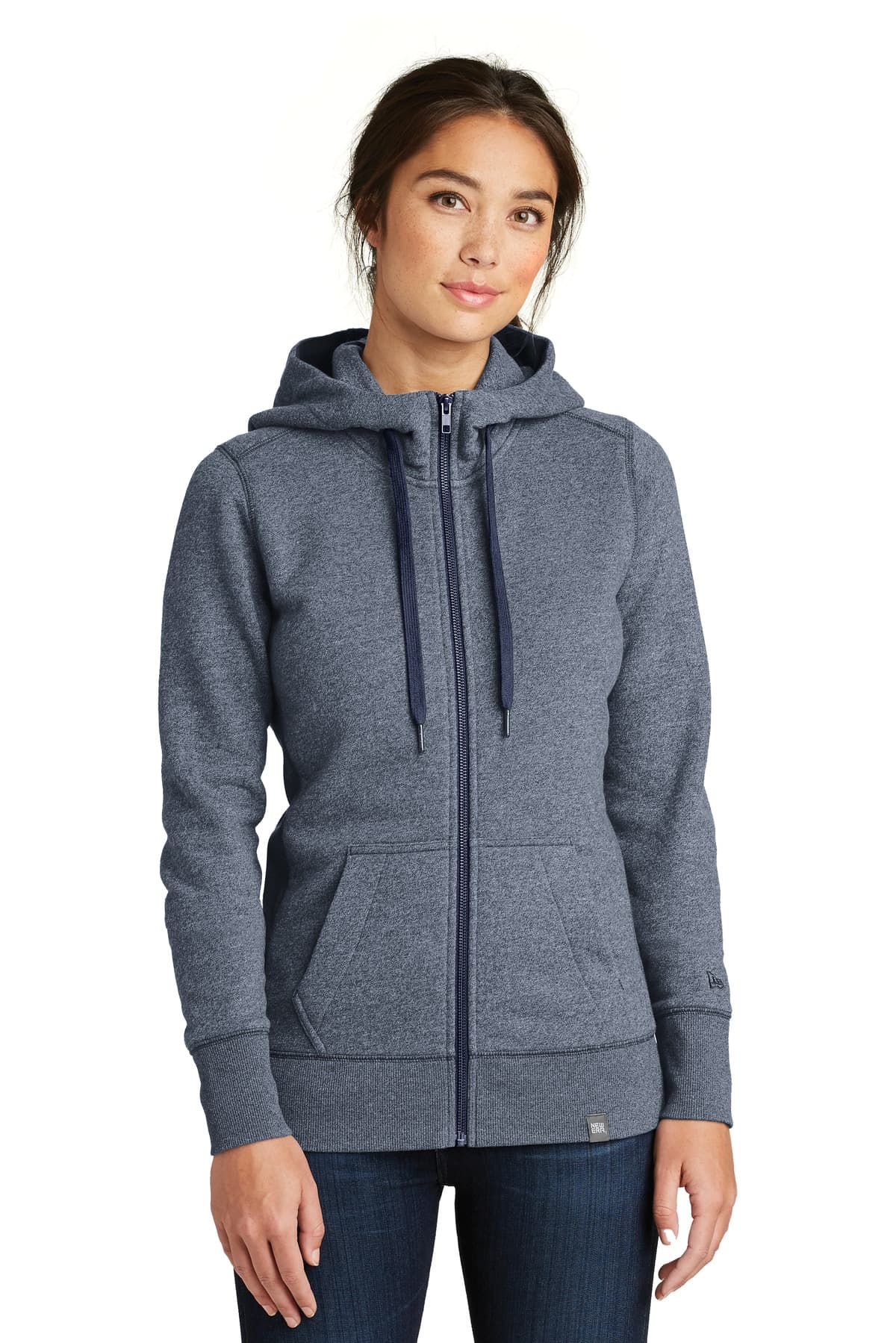 New Era New Era  Women's French Terry Full-Zip Hoodie. LNEA502