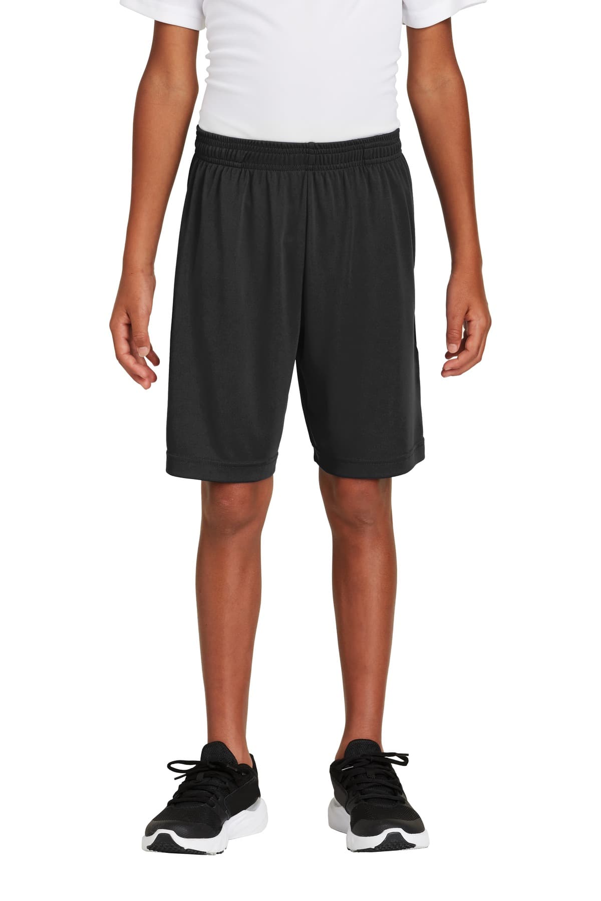 Sport-Tek Sport-Tek  Youth PosiCharge  Competitor  Pocketed Short. YST355P in Black
