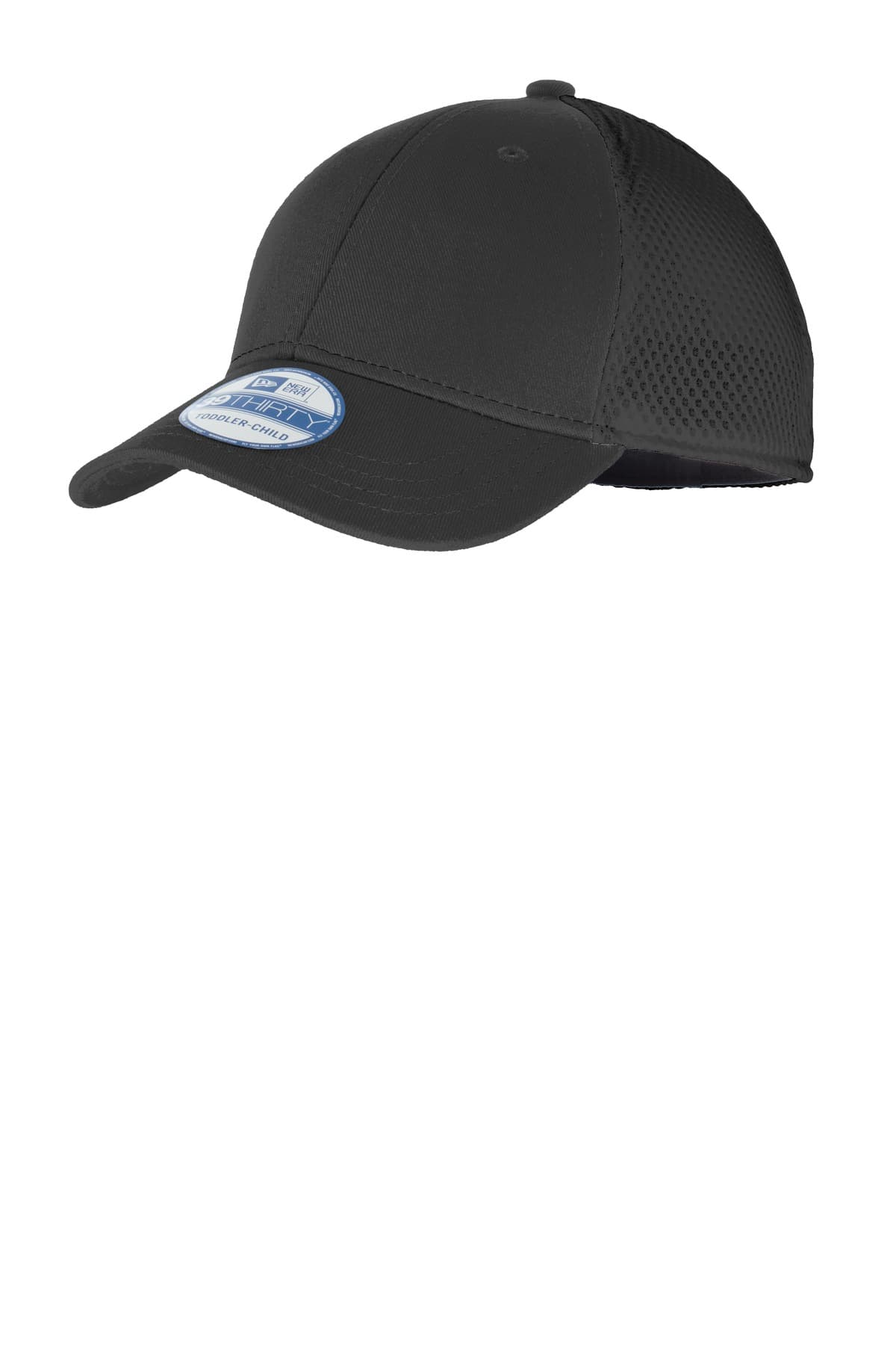 New Era New Era Youth Stretch Mesh Cap. NE302 in Black/ Black