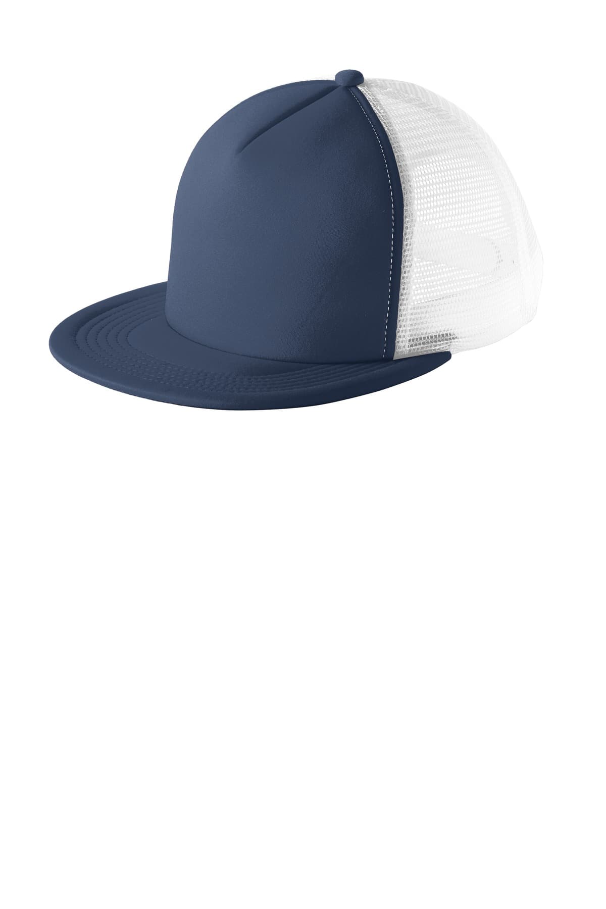 District District Flat Bill Snapback Trucker Cap. DT624