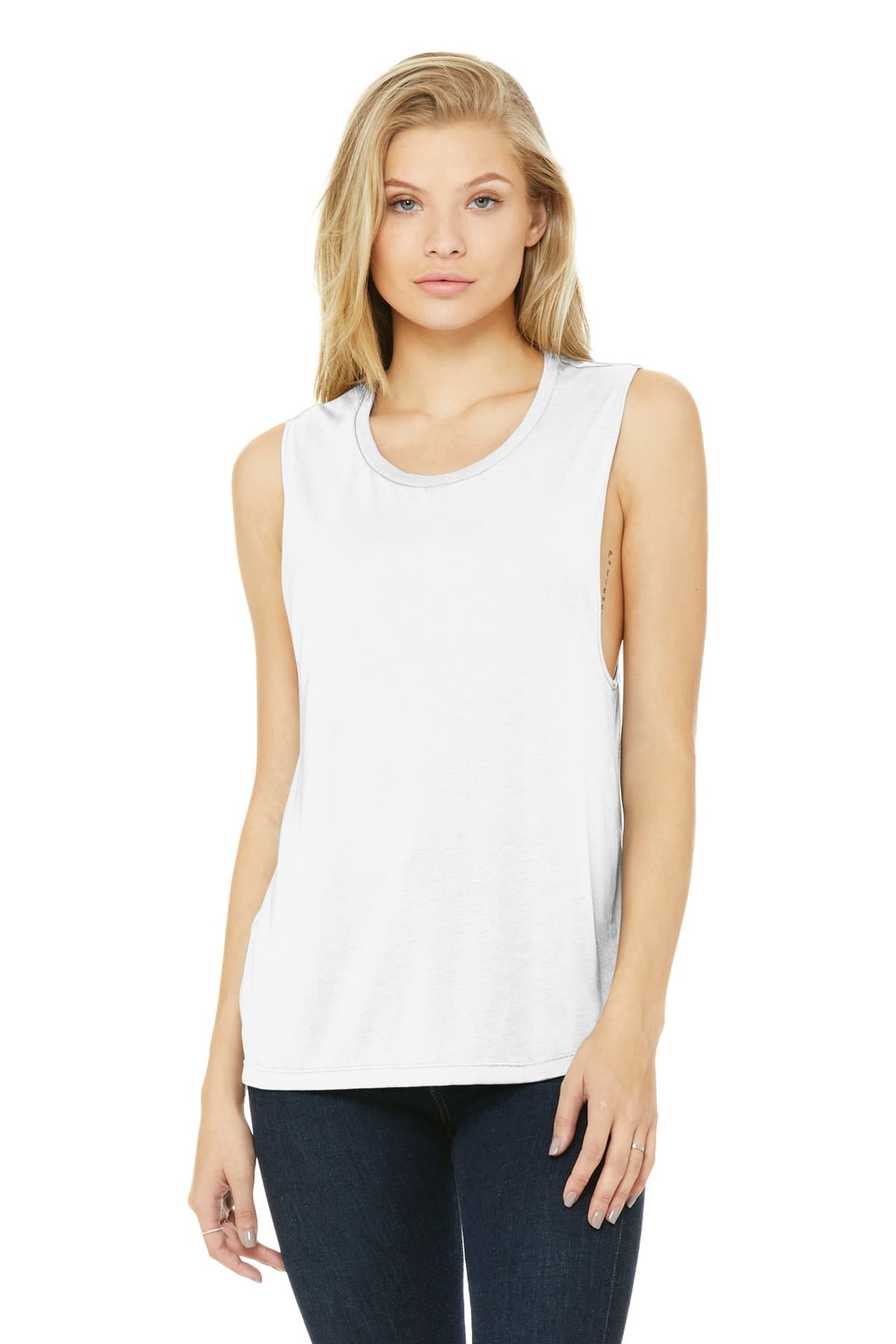 Bella + Canvas BELLA+CANVAS  Women's Flowy Scoop Muscle Tank. BC8803
