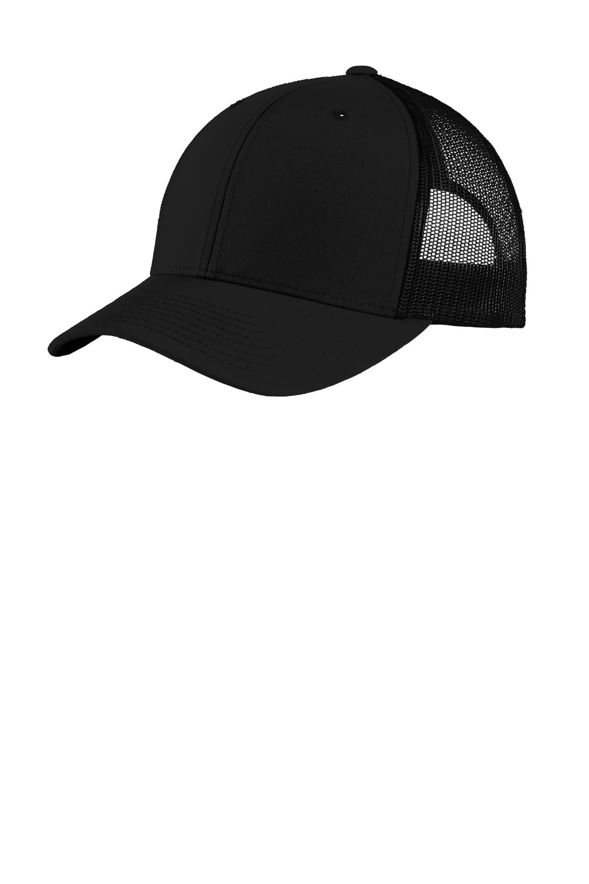 Sport-Tek Sport-Tek YP Classics Retro Trucker Cap. STC39 in Black/ Black