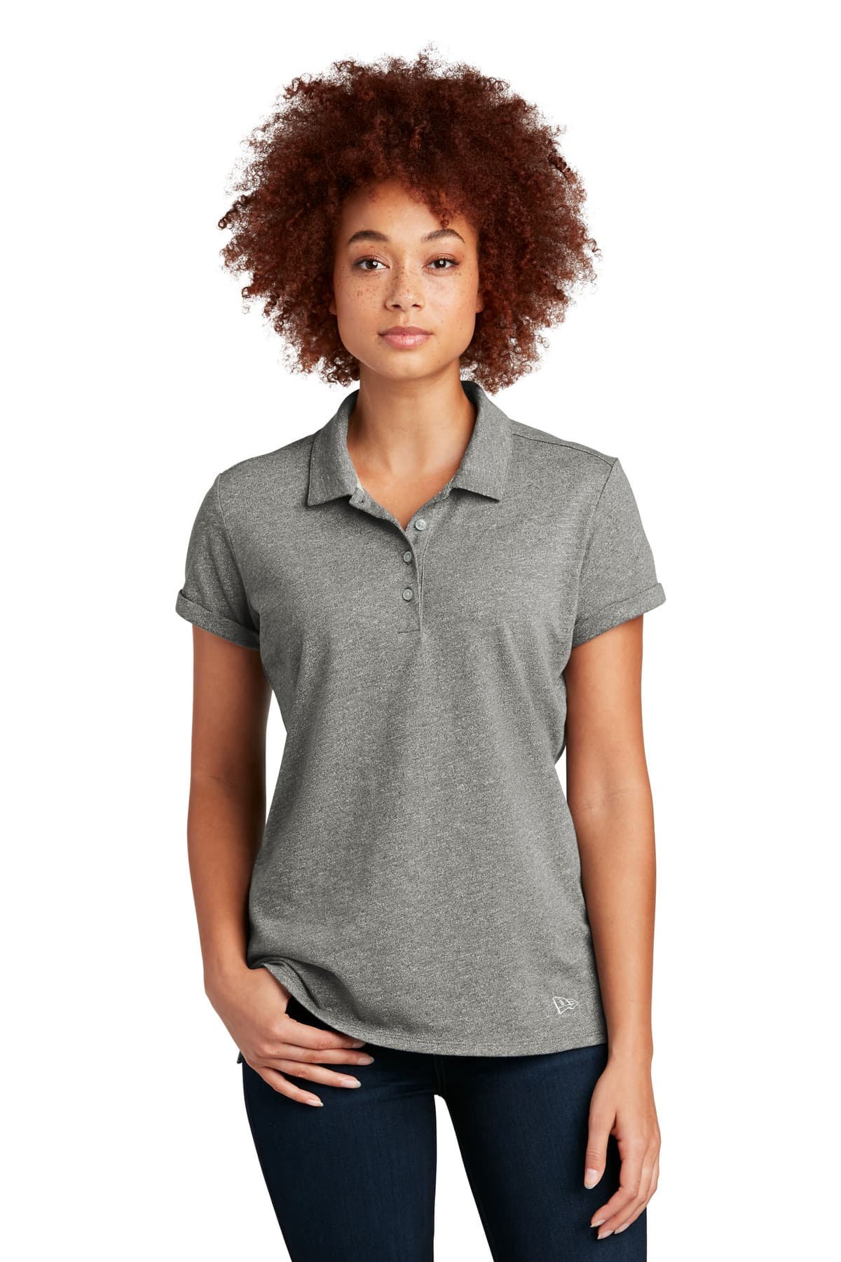 New Era New Era  Women's Slub Twist Polo LNEA301