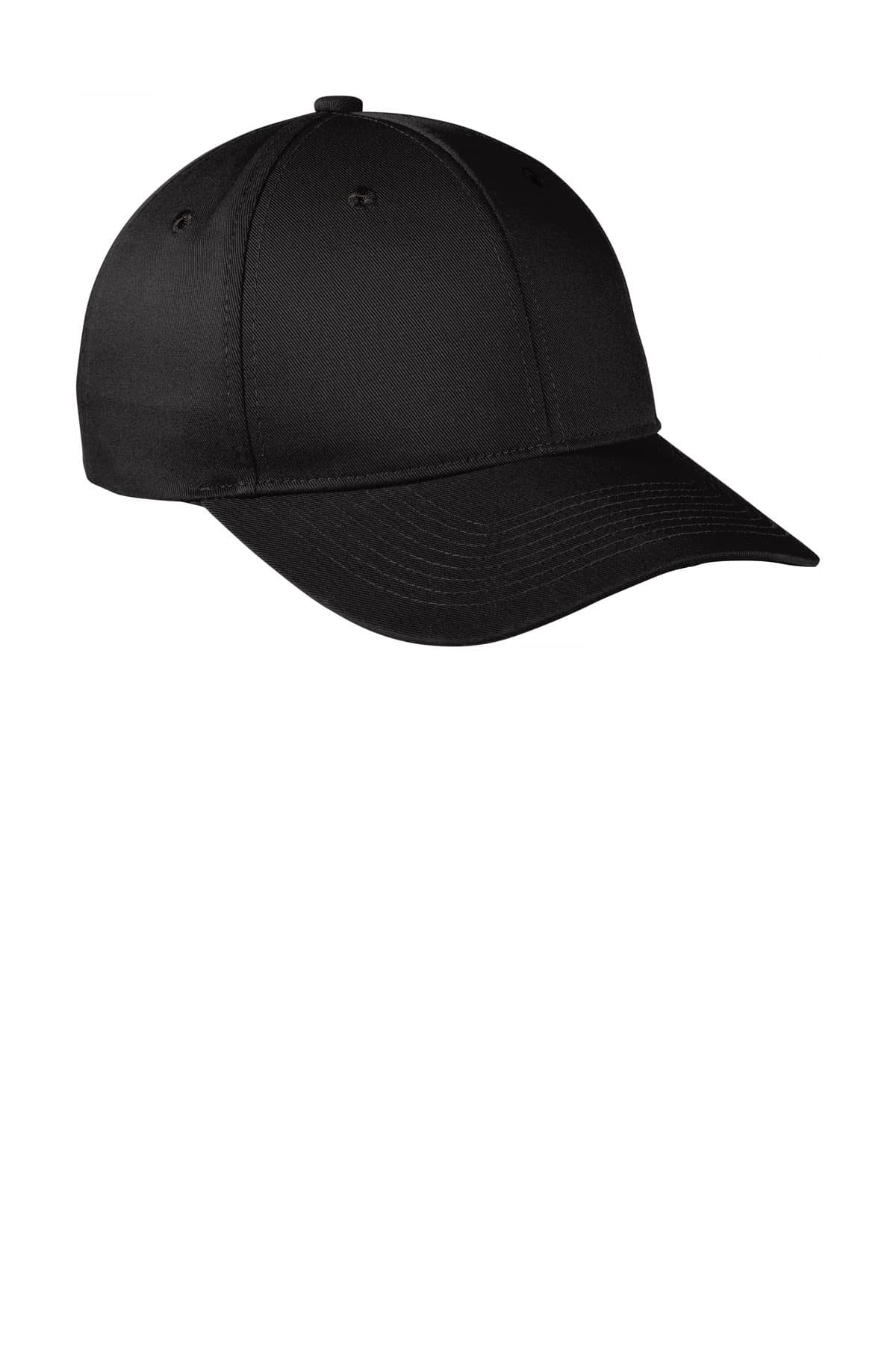 Port Authority Port Authority  Snapback Fine Twill Cap  C801 in Black