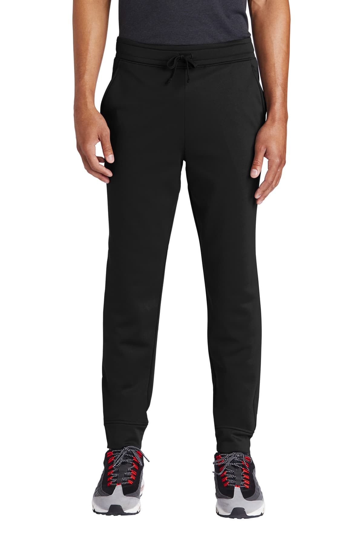 Sport-Tek Sport-Tek  Sport-Wick  Fleece Jogger ST233 in Black