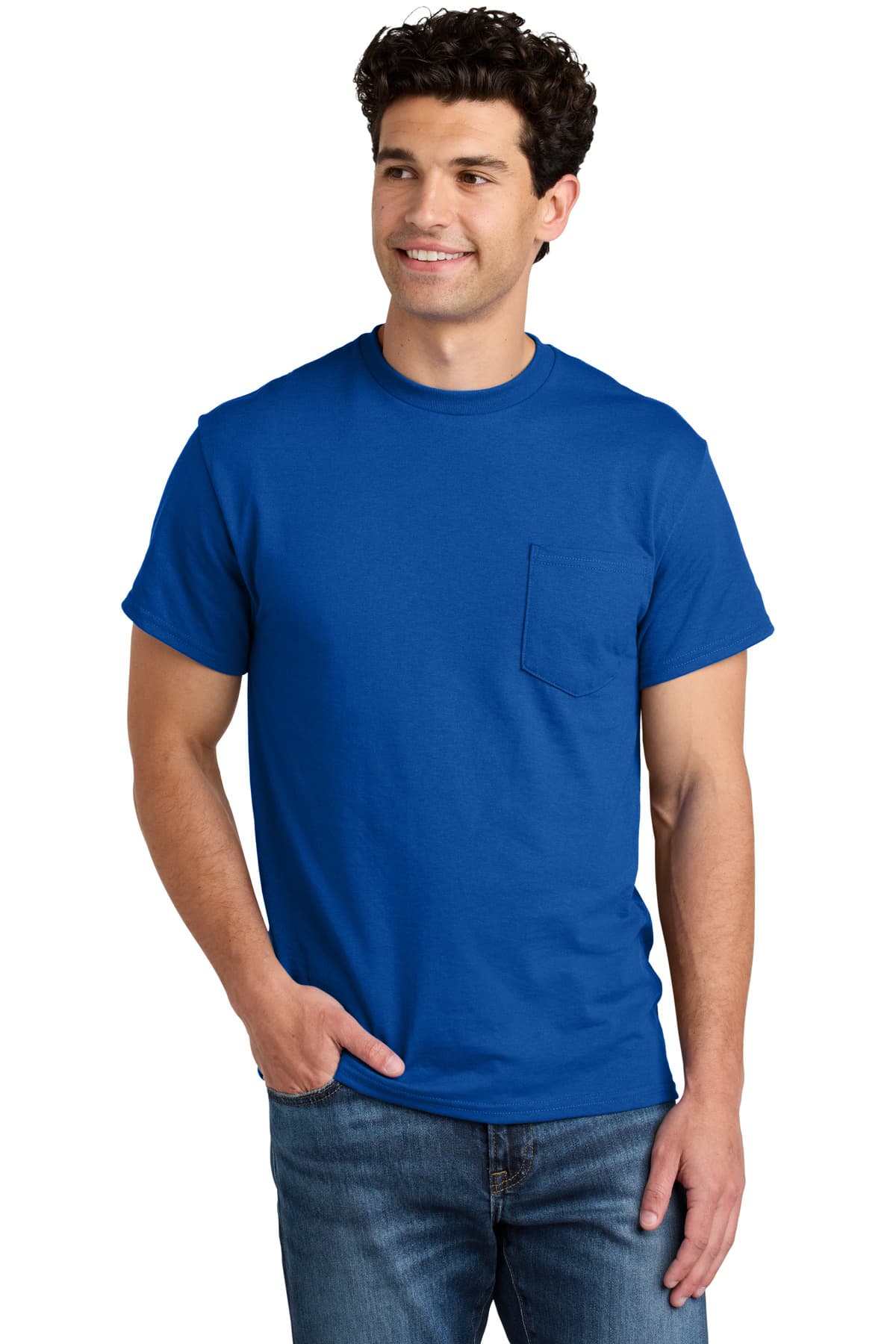 Gildan Gildan - DryBlend 50 Cotton/50 Poly Pocket T-Shirt. 8300