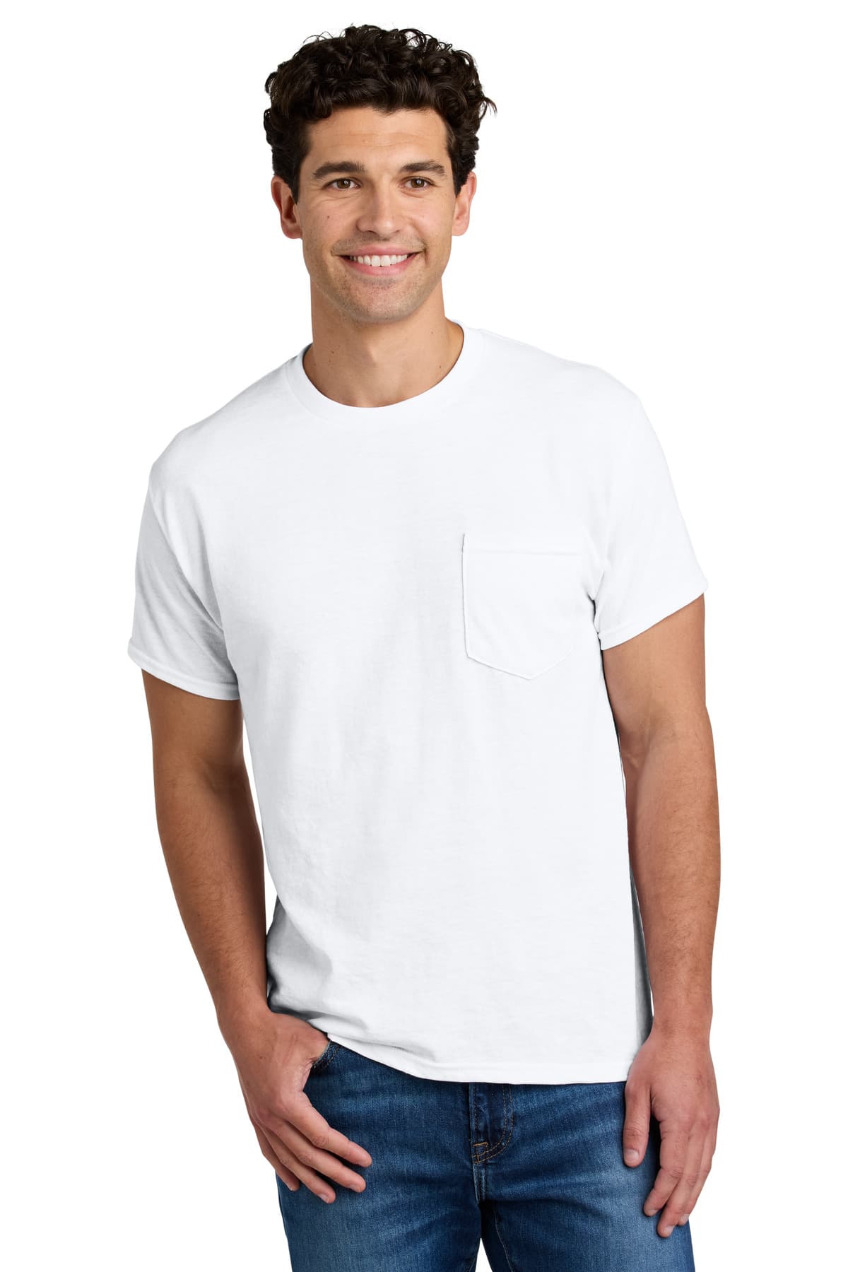 Gildan Gildan - DryBlend 50 Cotton/50 Poly Pocket T-Shirt. 8300