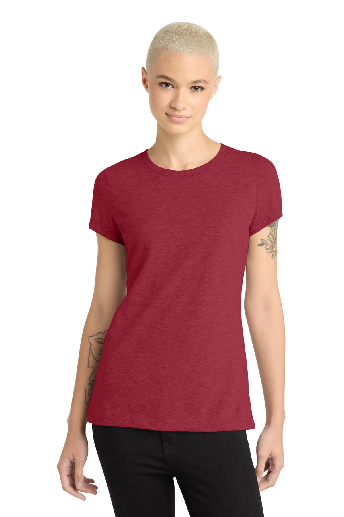 District District  Women's Perfect Blend CVC Tee. DM108L
