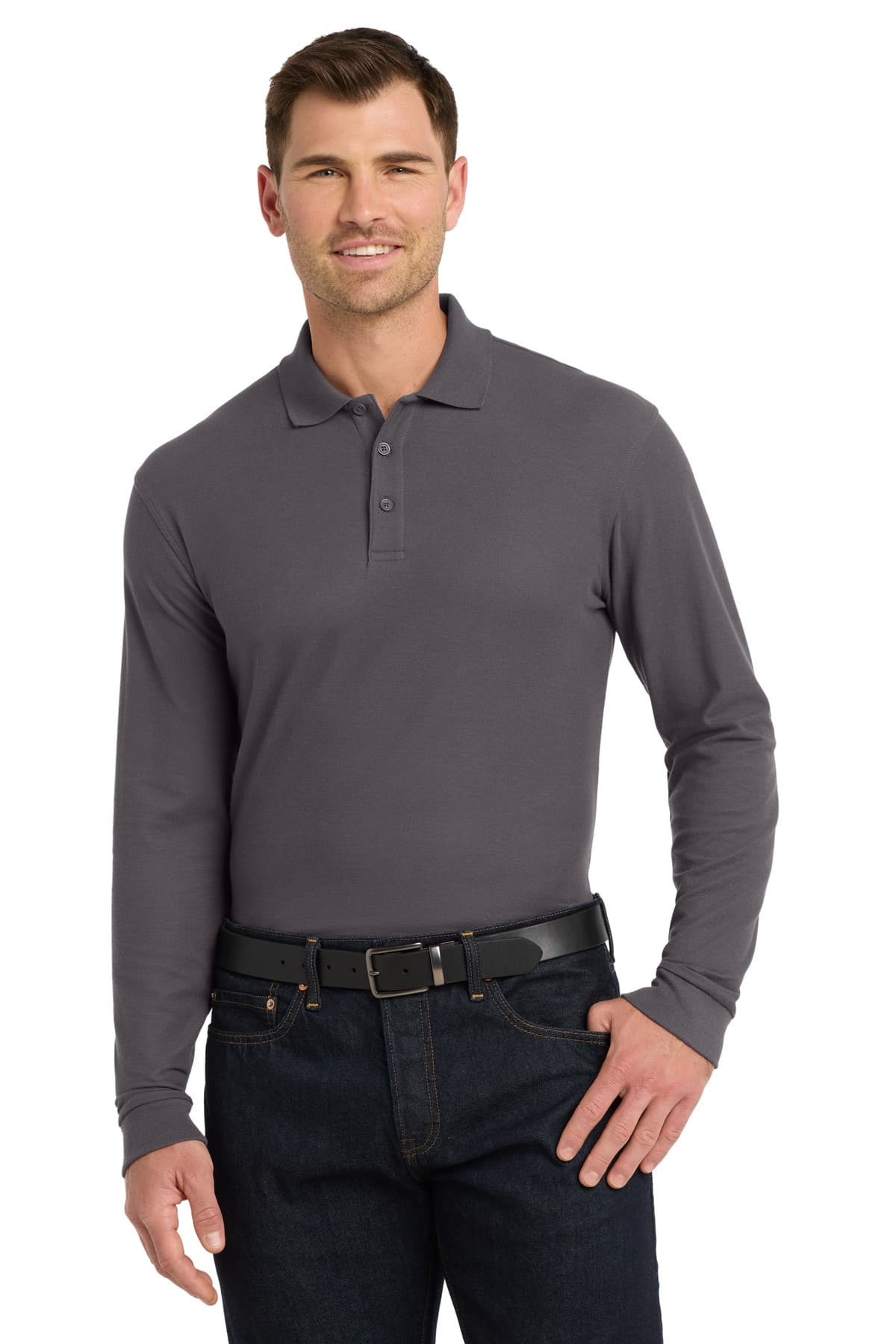 Port Authority Port Authority Long Sleeve Core Classic Pique Polo. K100LS