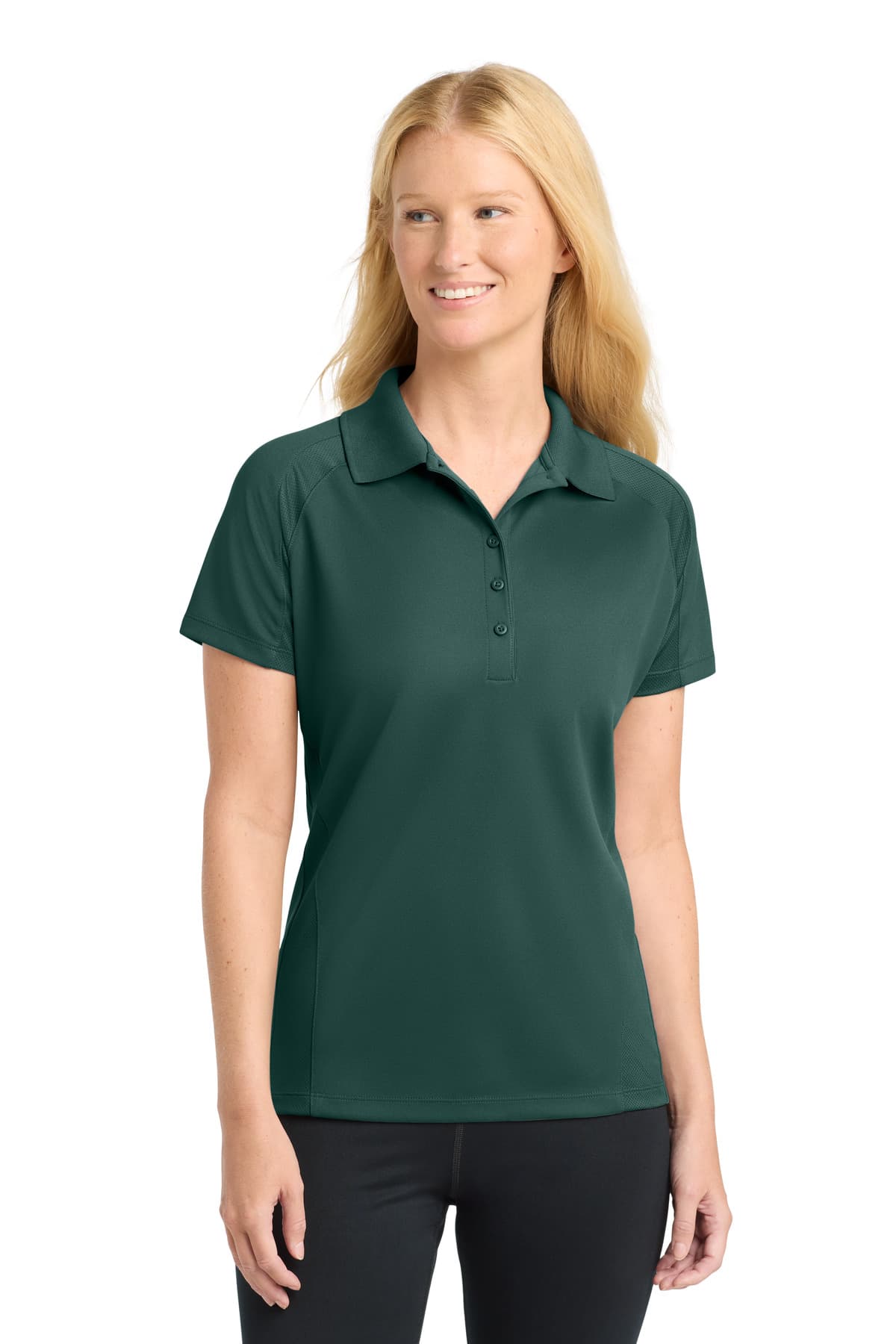 Sport-Tek Sport-Tek Women's Dri-Mesh Pro Polo. L474