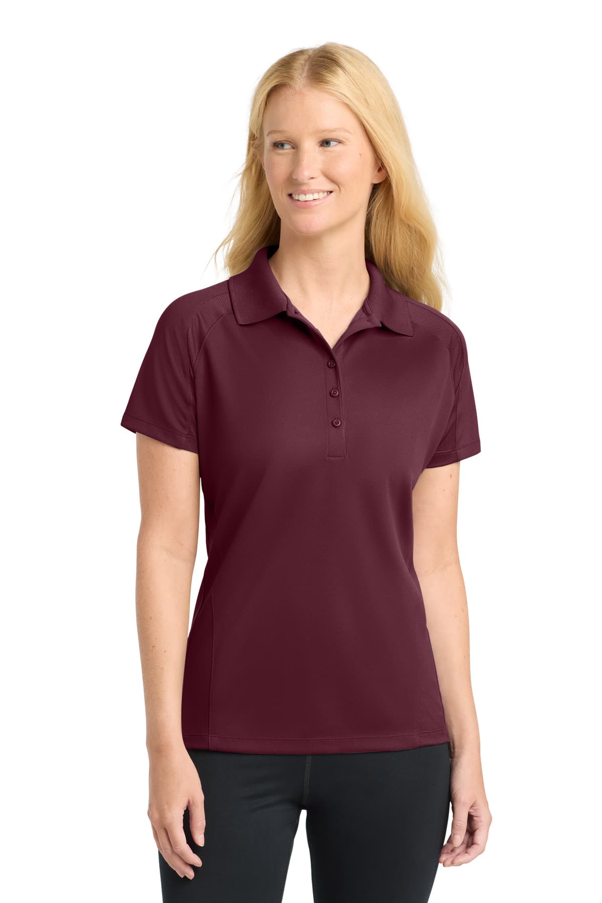 Sport-Tek Sport-Tek Women's Dri-Mesh Pro Polo. L474