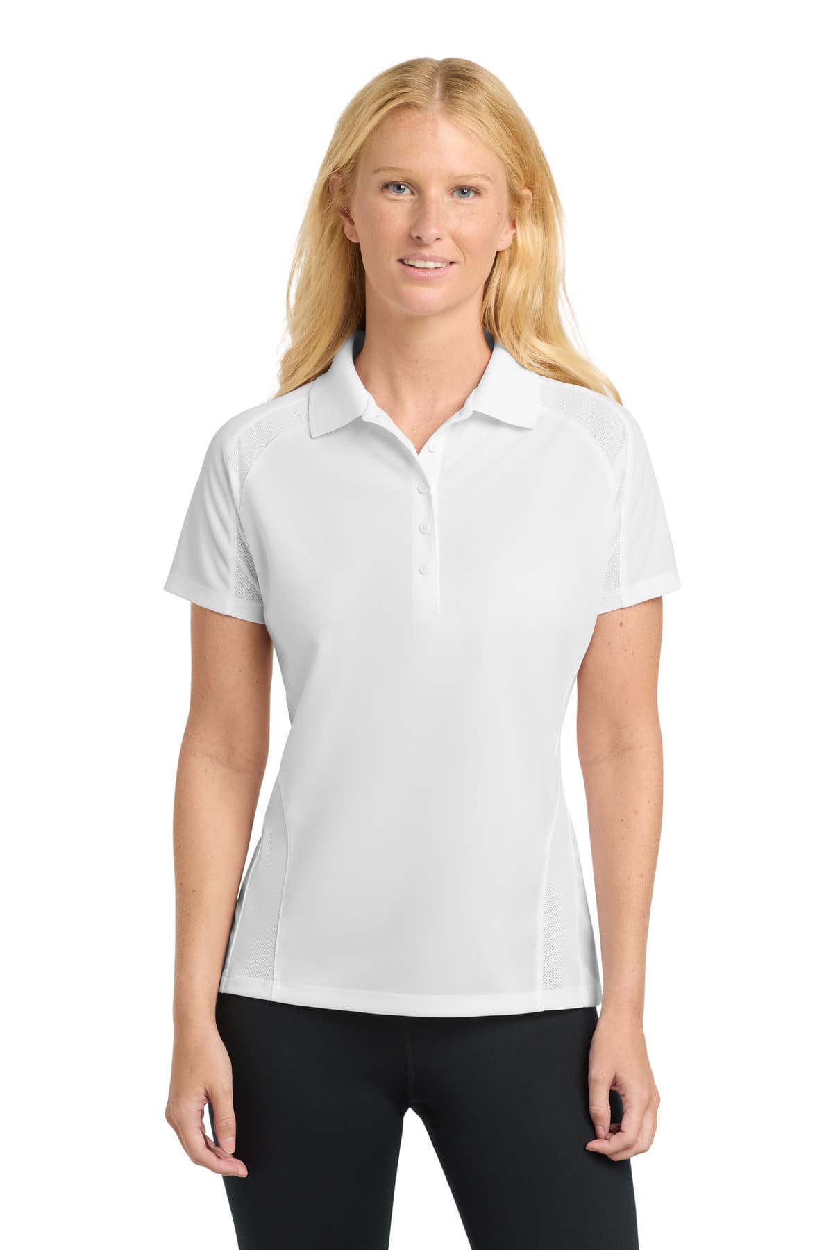 Sport-Tek Sport-Tek Women's Dri-Mesh Pro Polo. L474