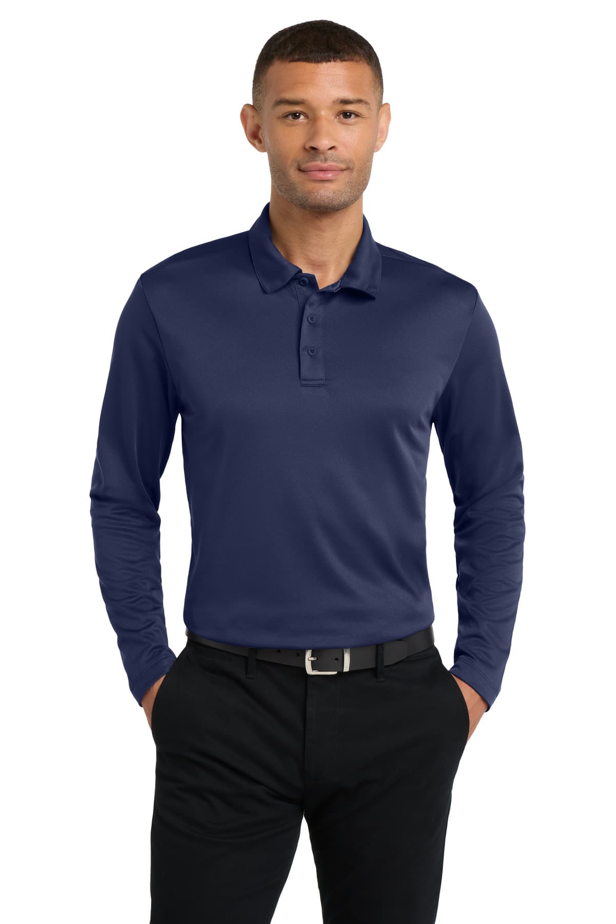 Port Authority Port Authority Silk Touch Performance Long Sleeve Polo. K540LS