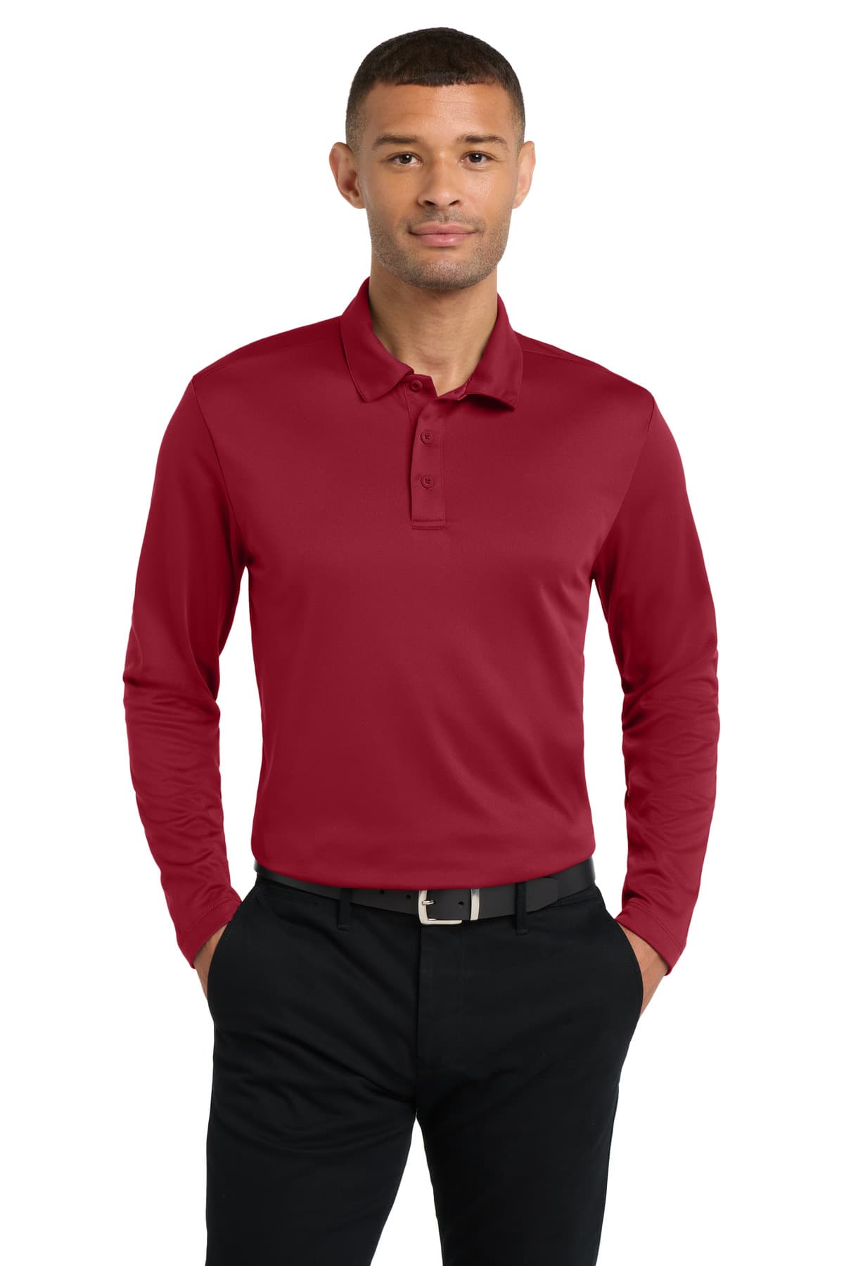 Port Authority Port Authority Silk Touch Performance Long Sleeve Polo. K540LS