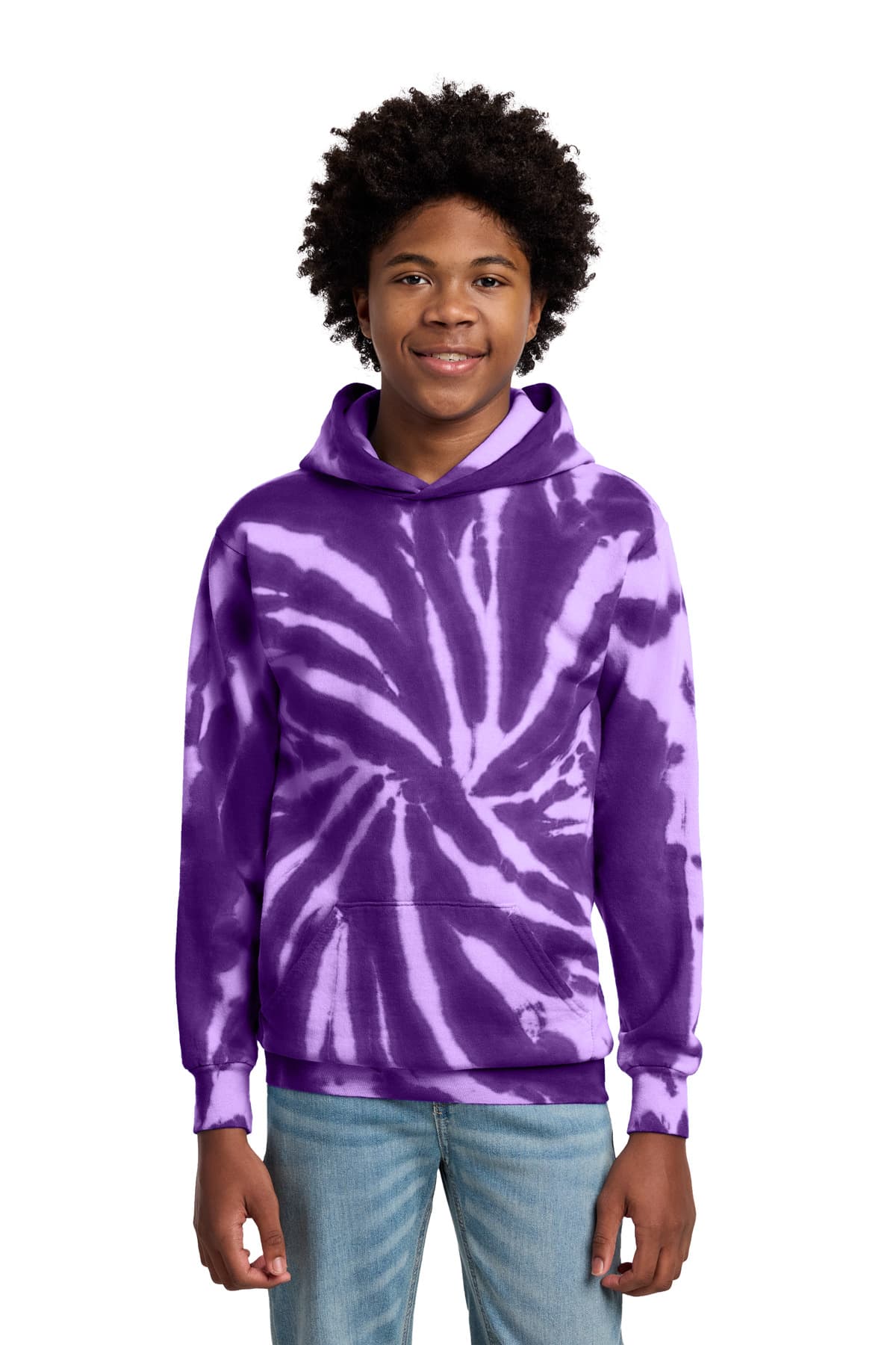 Port & Company Port & Co Youth Tie-Dye Pullover Hooded Sweatshirt. PC146Y