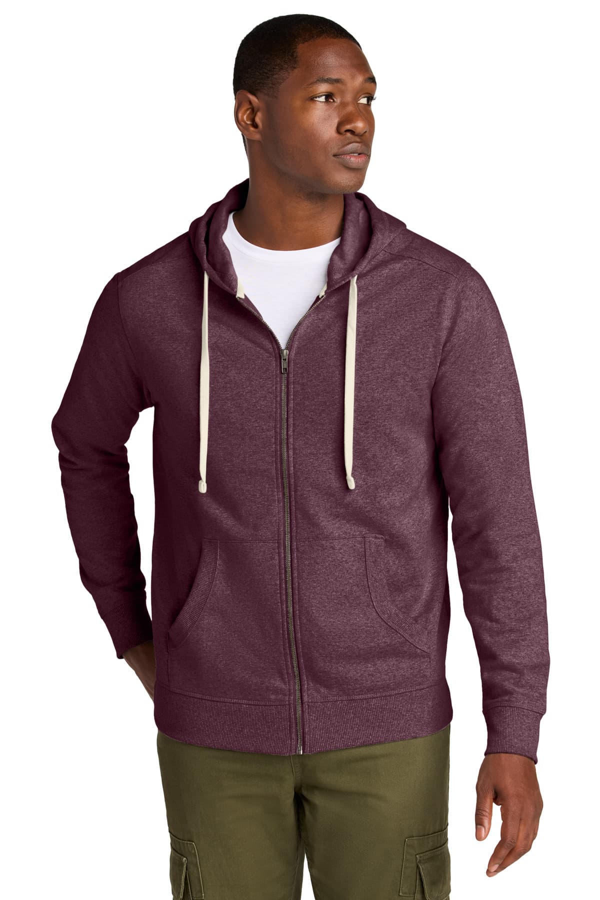 District District Re-FleeceFull-Zip Hoodie DT8102