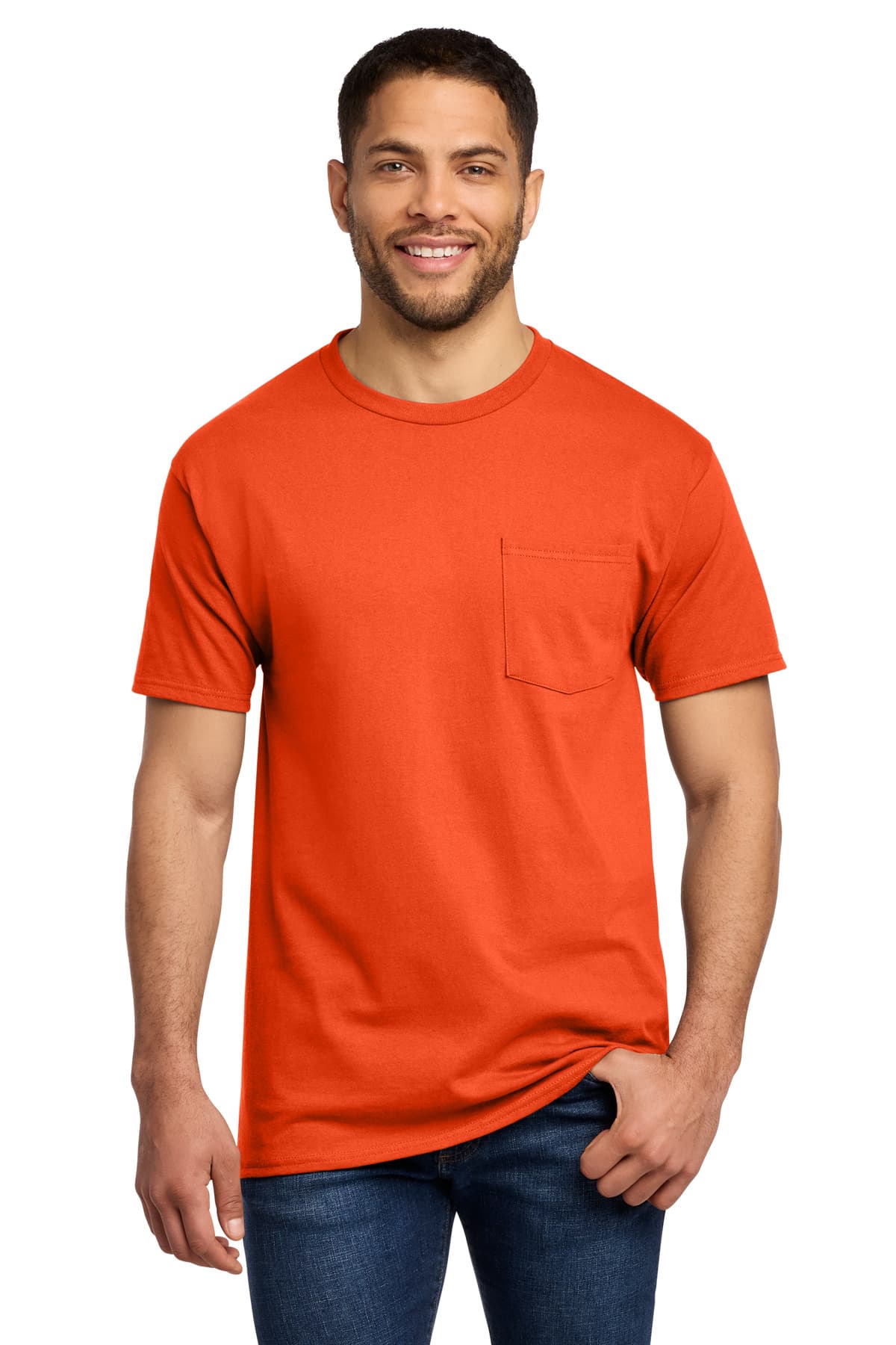 Port & Company Port & Co Tall Essential Pocket Tee. PC61PT