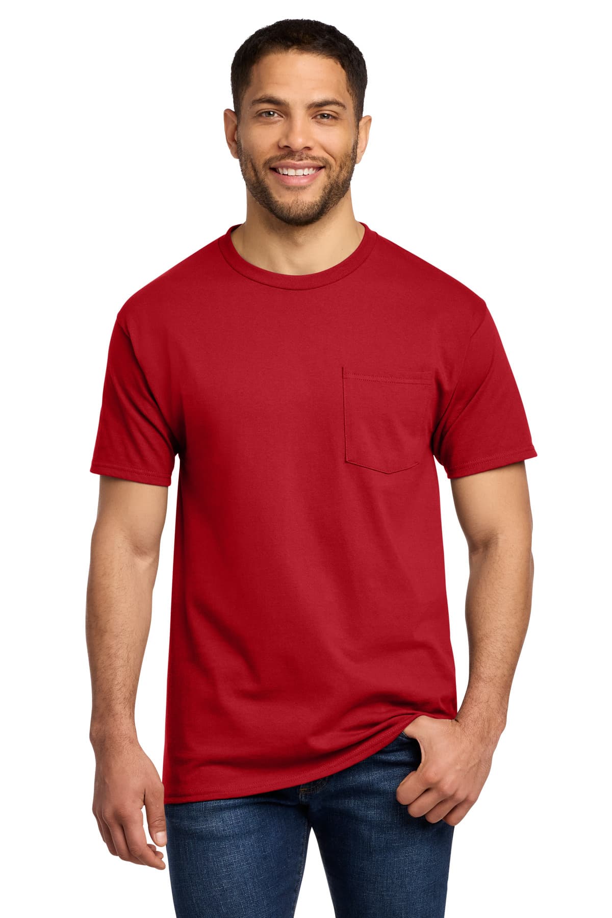 Port & Company Port & Co Tall Essential Pocket Tee. PC61PT