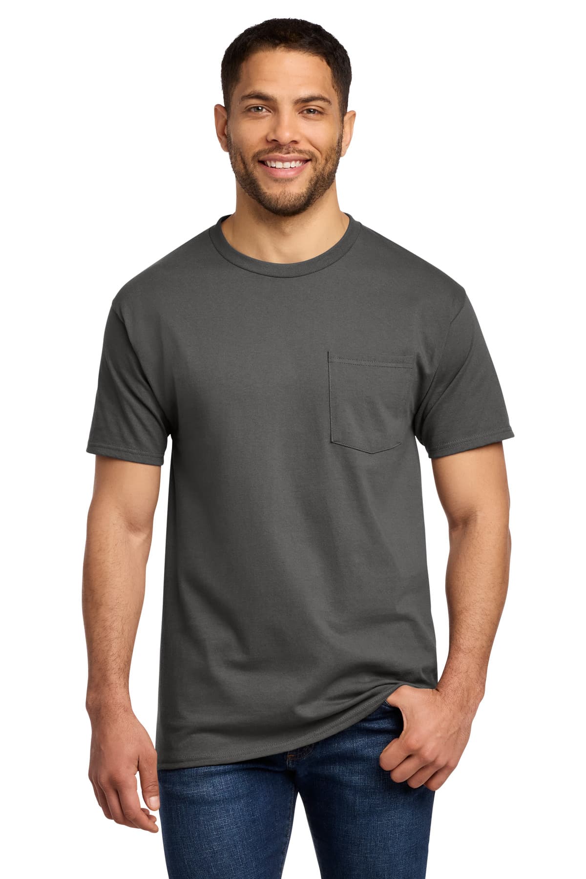 Port & Company Port & Co Essential Pocket Tee. PC61P