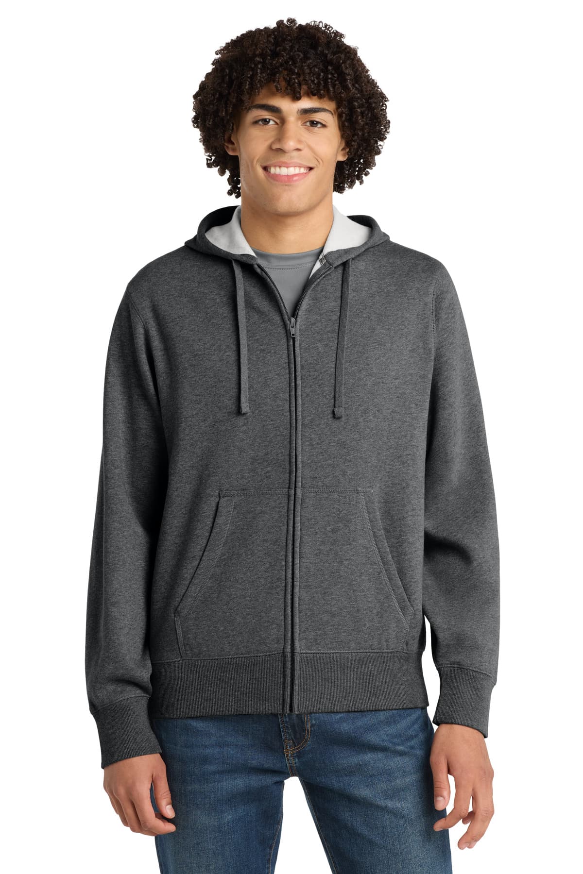 Sport-Tek Sport-Tek Full-Zip Hooded Sweatshirt. ST258