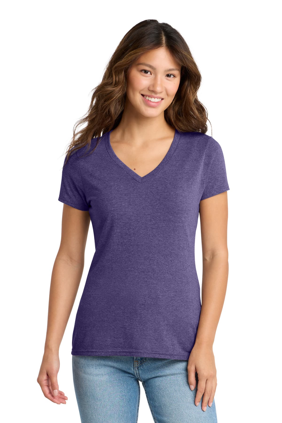 Port & Company Port & Co Women's Tri-Blend V-Neck Tee. LPC330V