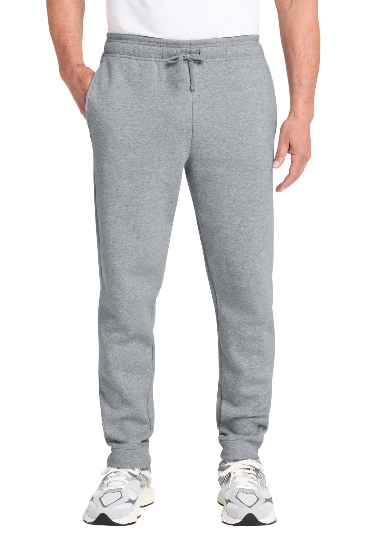 Port & Company Port & Co Core Fleece Jogger. PC78J in Athletic Heather
