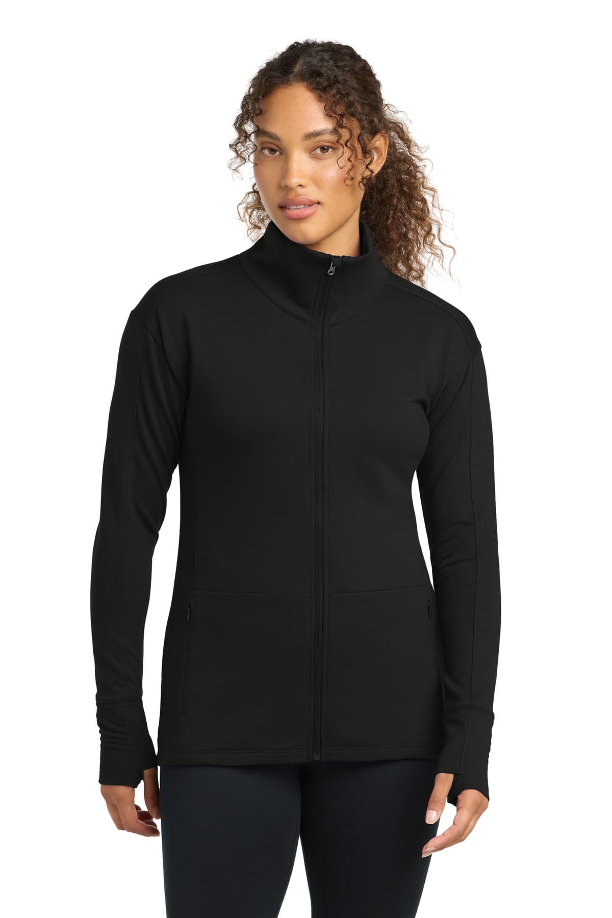 Sport-Tek Sport-Tek Women's Sport-Wick Flex Fleece Full-Zip. LST560