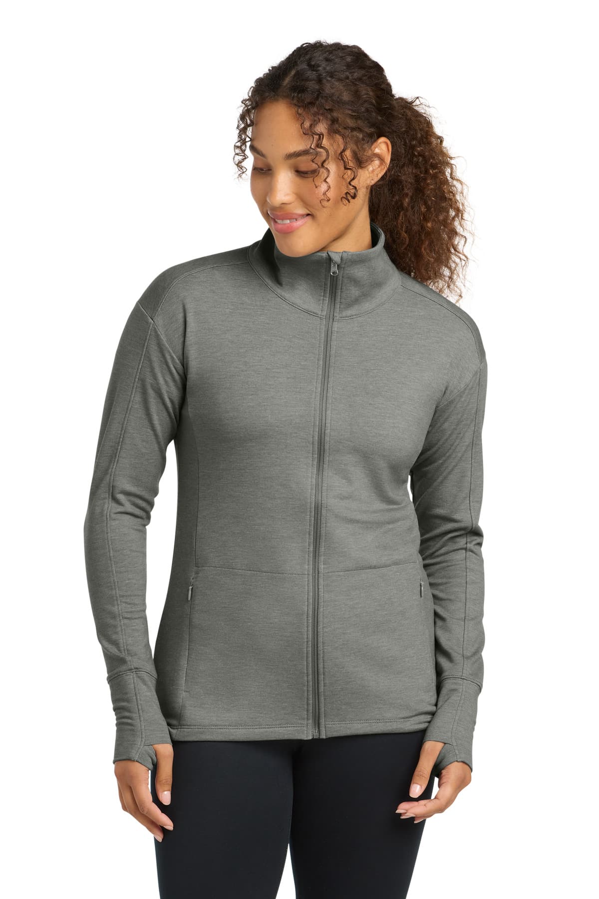 Sport-Tek Sport-Tek Women's Sport-Wick Flex Fleece Full-Zip. LST560