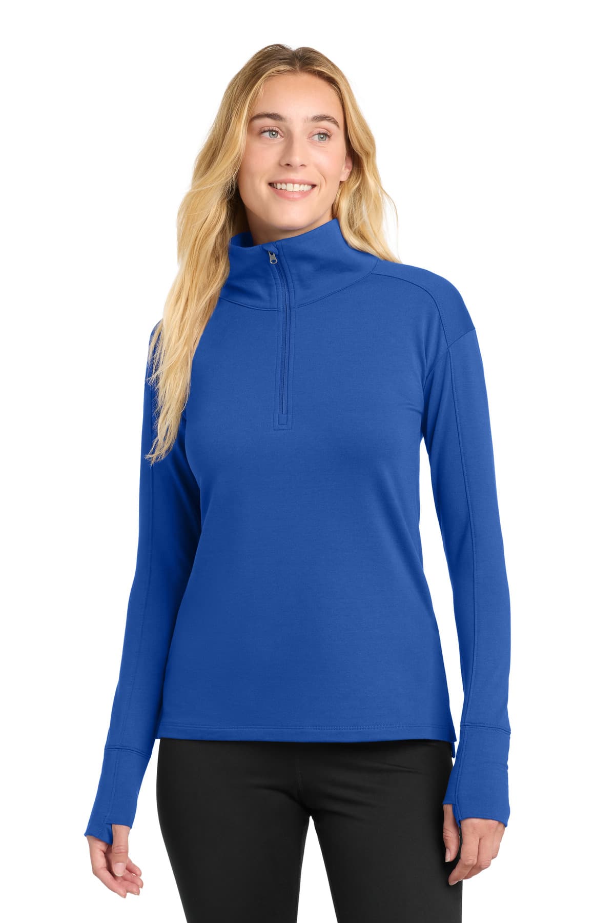 Sport-Tek Sport-Tek Women's Sport-Wick Flex Fleece 1/4-Zip. LST561