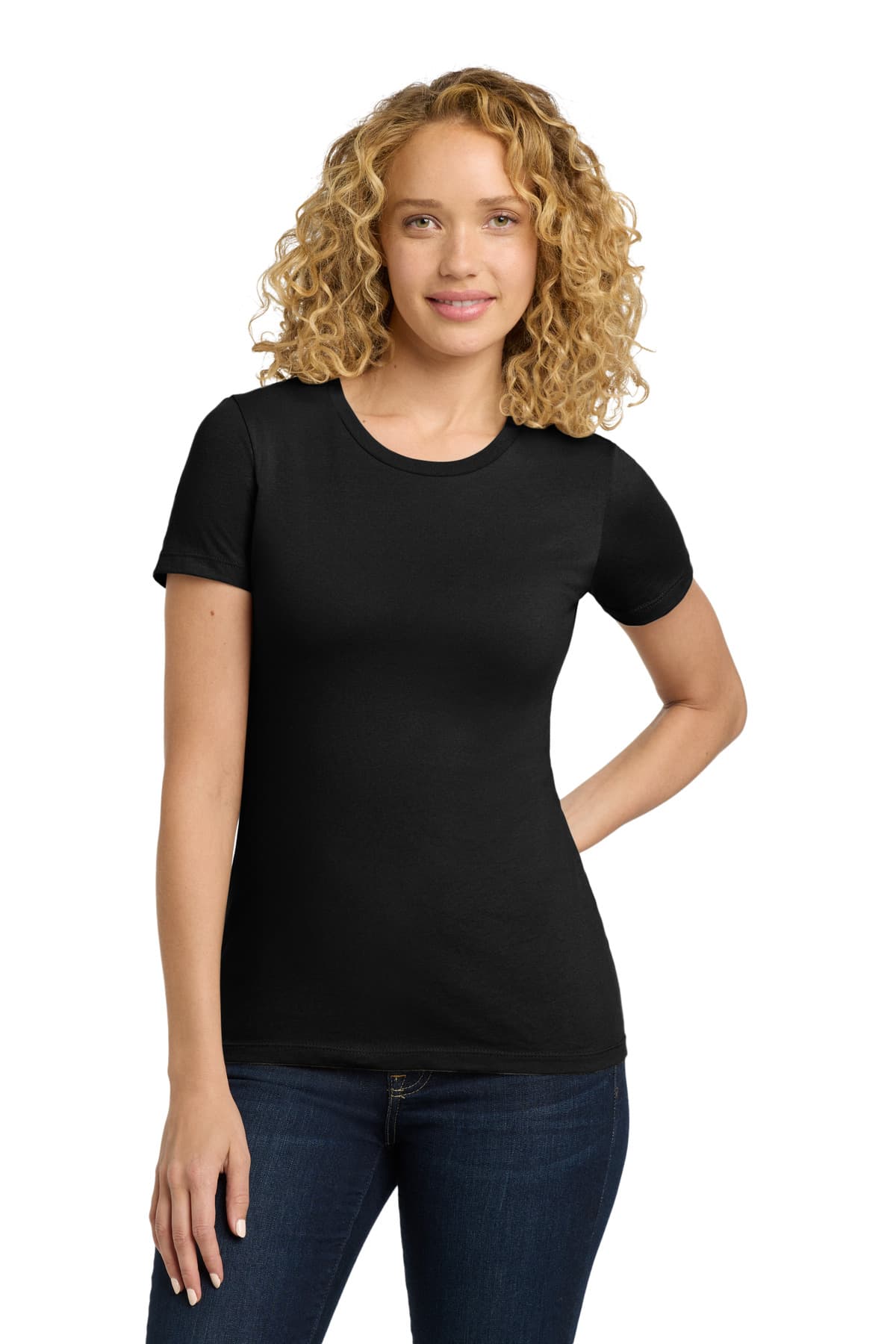 Next Level Next Level Apparel Women's Cotton Tee. NL3900 in Black