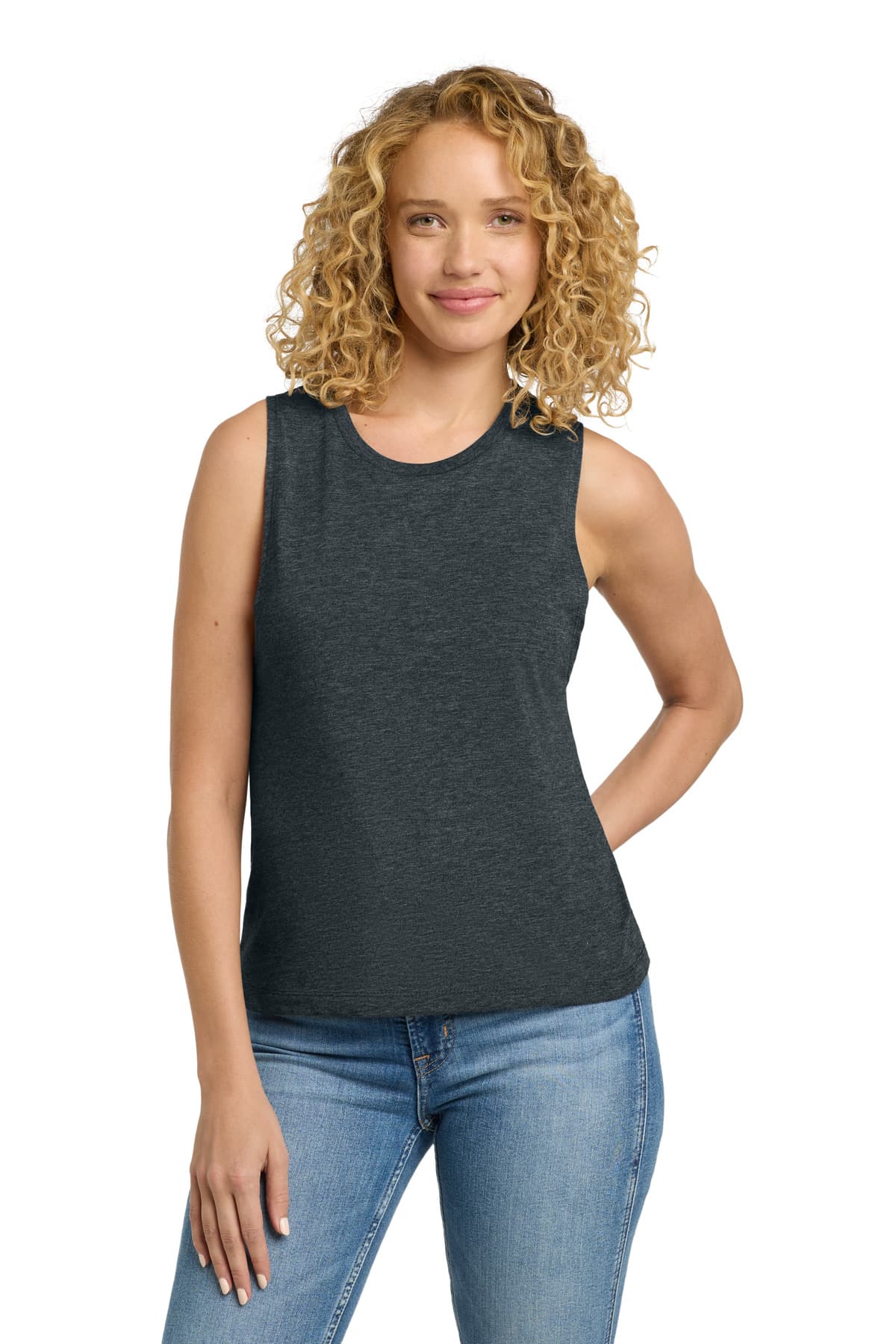 Next Level Next Level Apparel  Women's Festival Muscle Tank. NL5013 in Antique Denim
