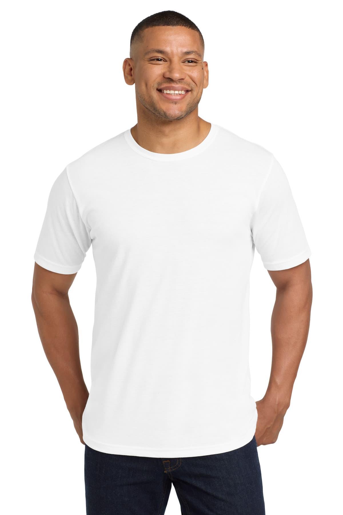 Next Level Next Level Apparel  Adult Poly/Cotton Tee. NL6200