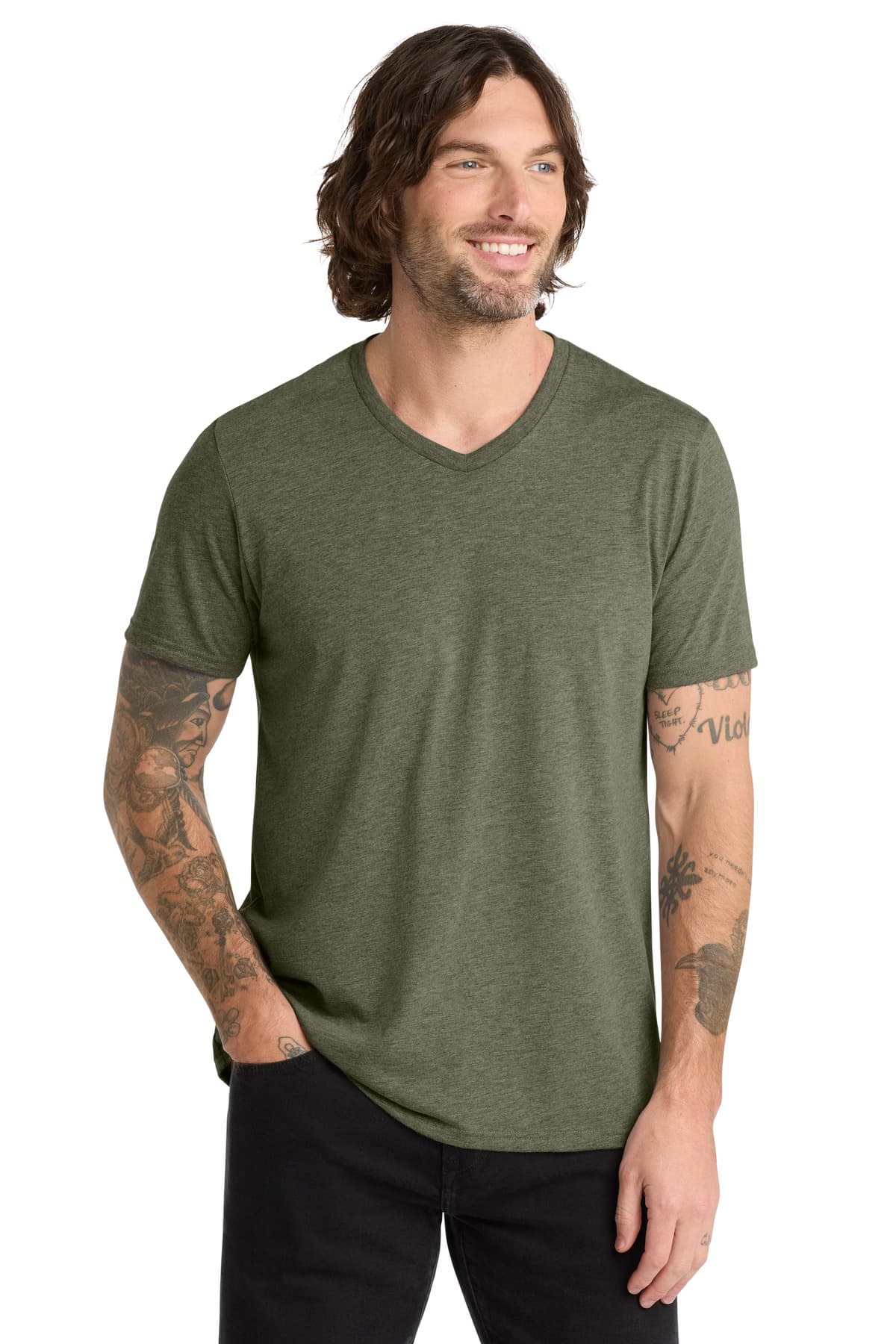 AllMade Allmade  Unisex Tri-Blend V-Neck Tee AL2014