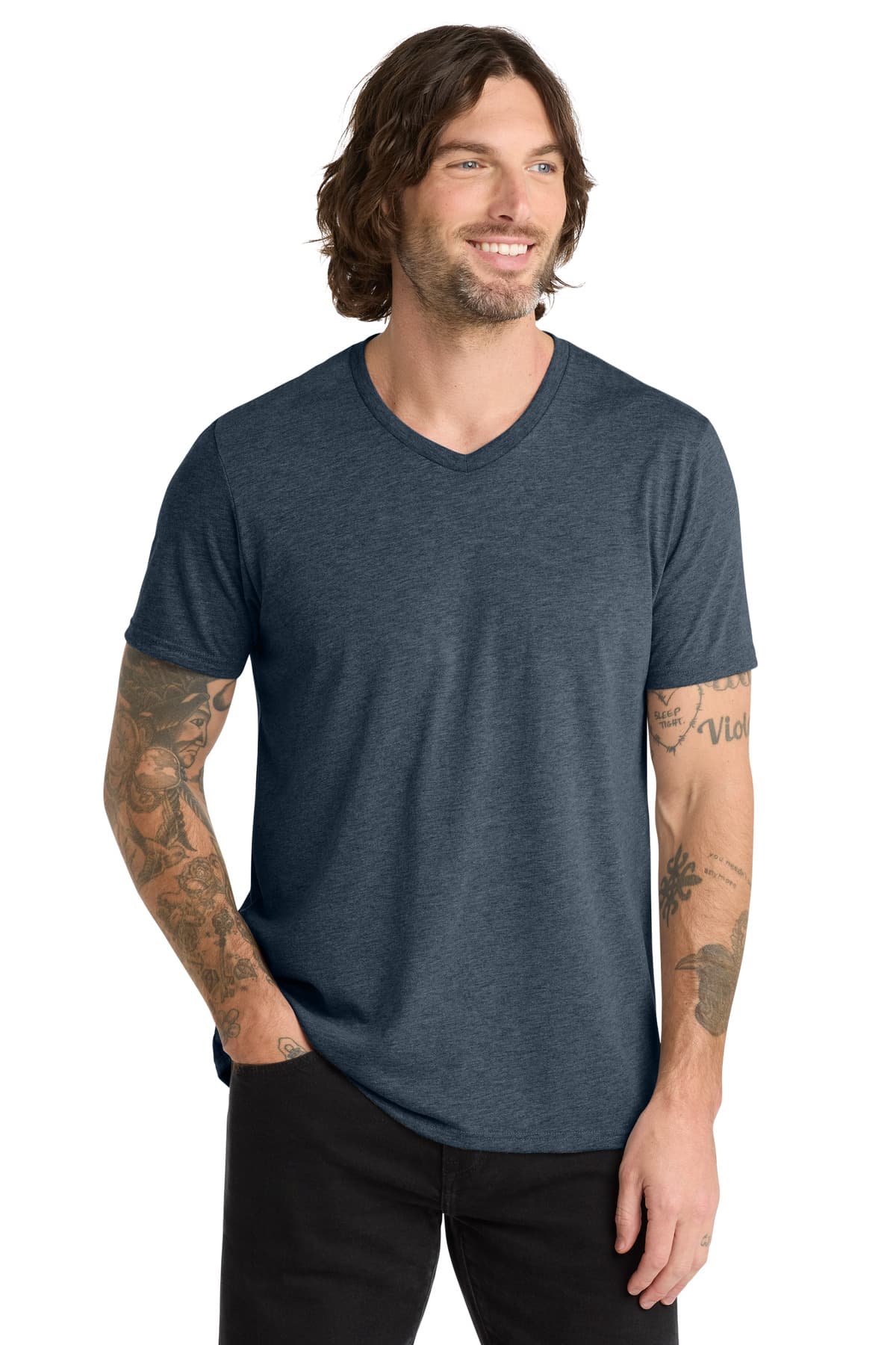 AllMade Allmade  Unisex Tri-Blend V-Neck Tee AL2014