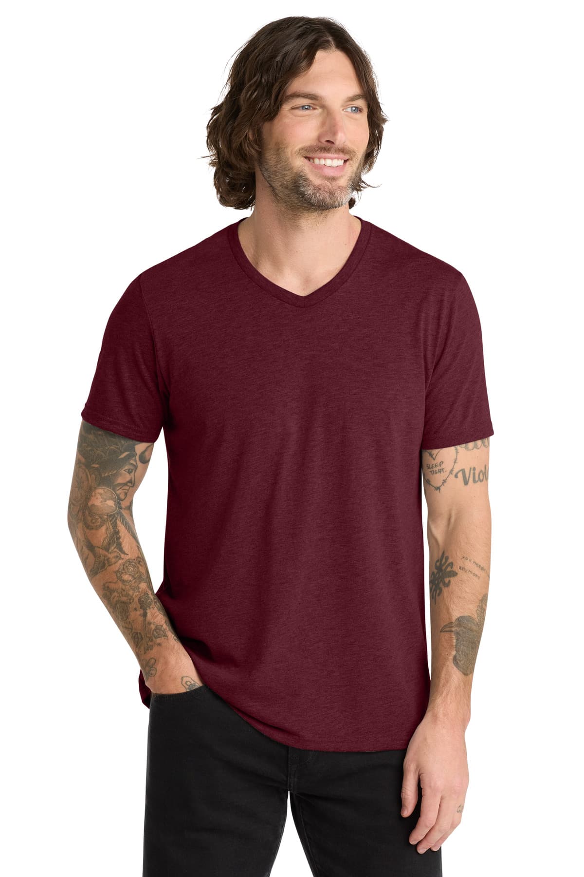 AllMade Allmade  Unisex Tri-Blend V-Neck Tee AL2014