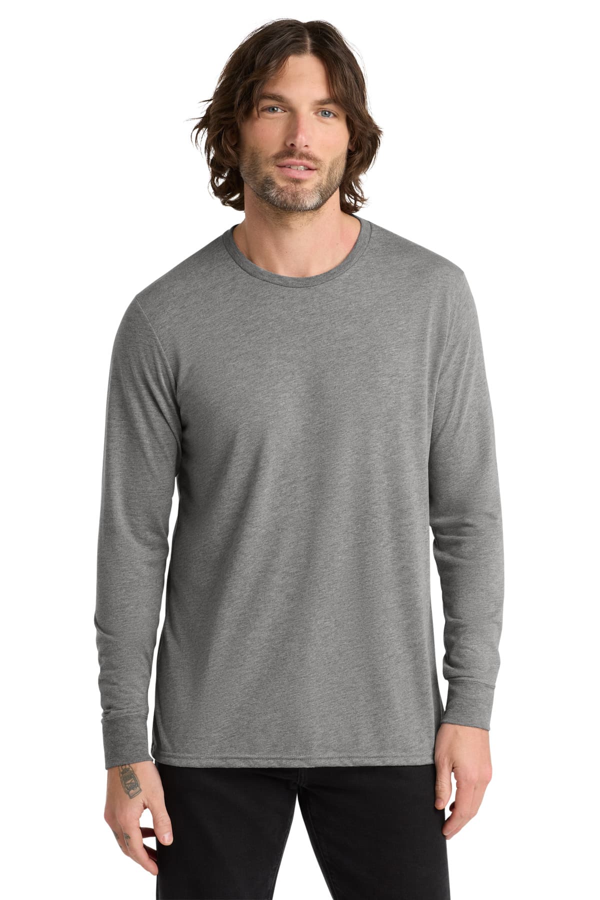 AllMade Allmade  Unisex Tri-Blend Long Sleeve Tee AL6004 in Aluminum Grey