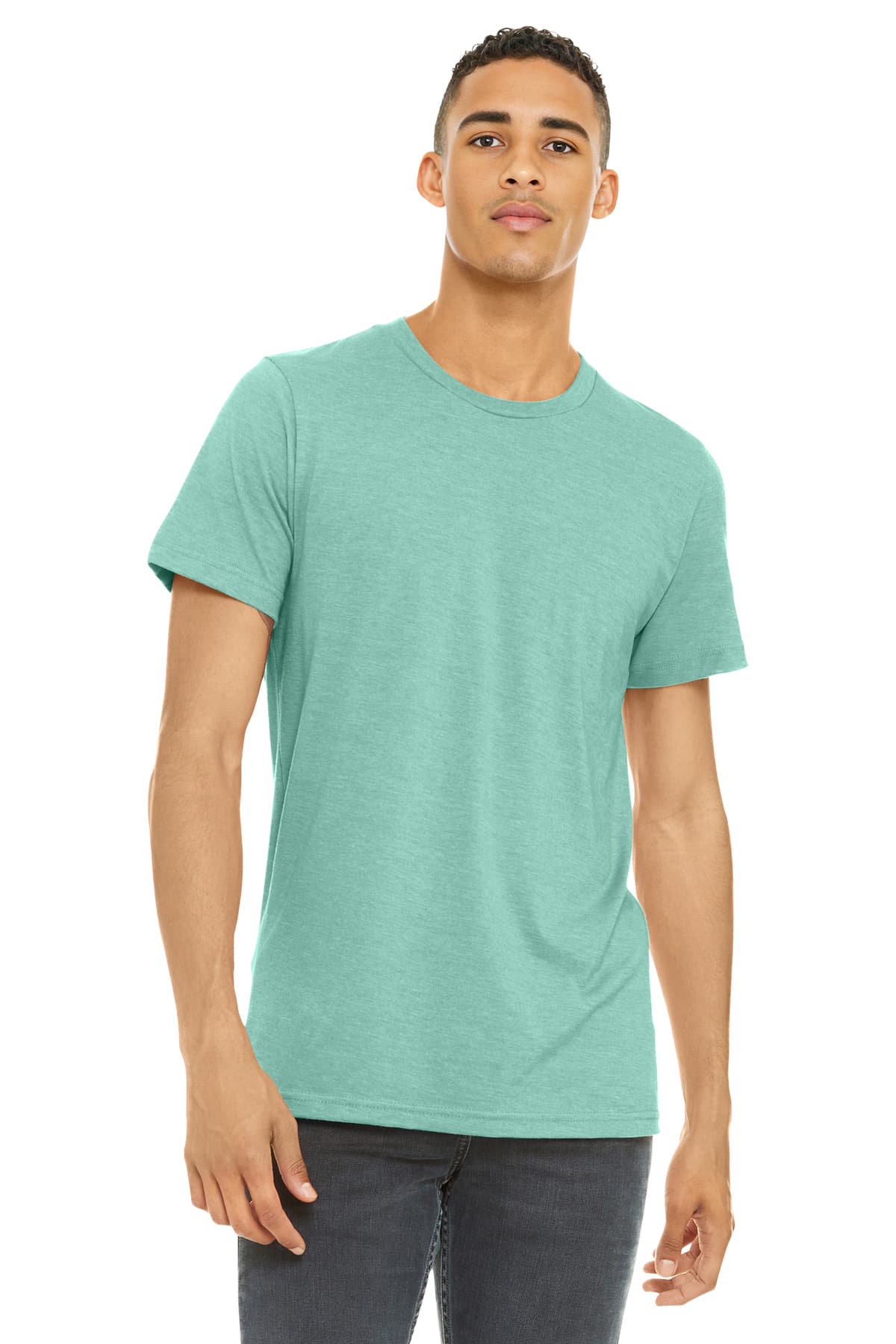 Bella + Canvas BELLA+CANVAS  Unisex Heather CVC Short Sleeve Tee. BC3001CVC