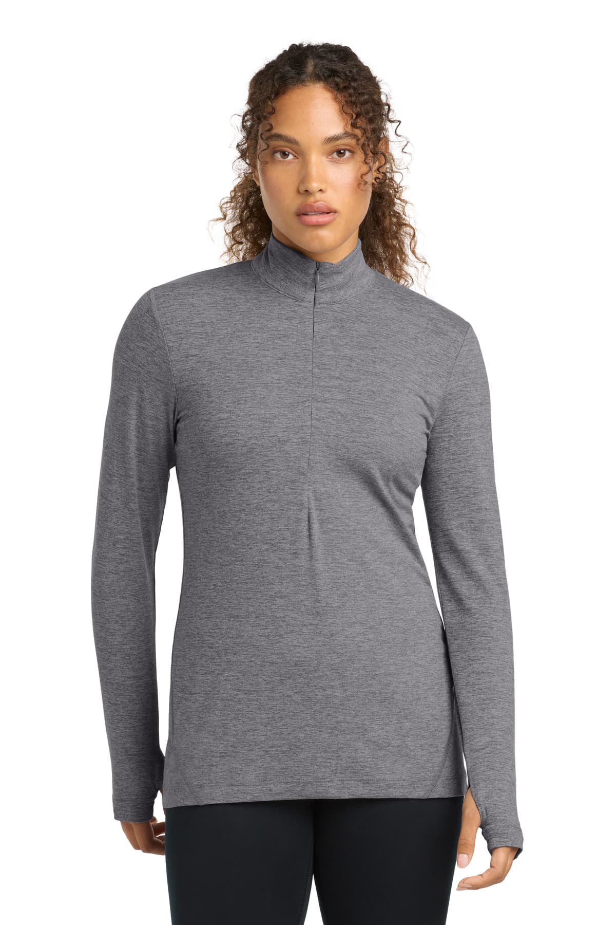 Sport-Tek Sport-Tek Women's Exchange 1.5 Long Sleeve 1/2-Zip LST711